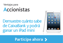 &iquest;Qu&eacute; sabe de CaixaBank? Concurse y gane un iPad mini