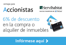 Un 6% de descuento en Servihabitat