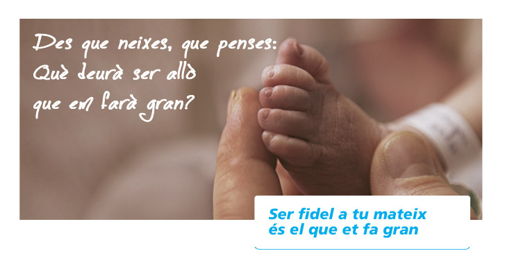 Des que neixes, que penses: qu&egrave; deur&agrave; ser all&ograve; que en far&agrave; gran?