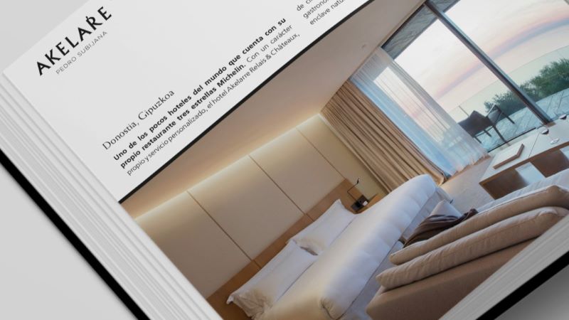 Imatge d'una de les habitacions de l'hotel Akelarre, un hotel singular d'Espanya ubicat a Donostia (Guip&uacute;scoa)