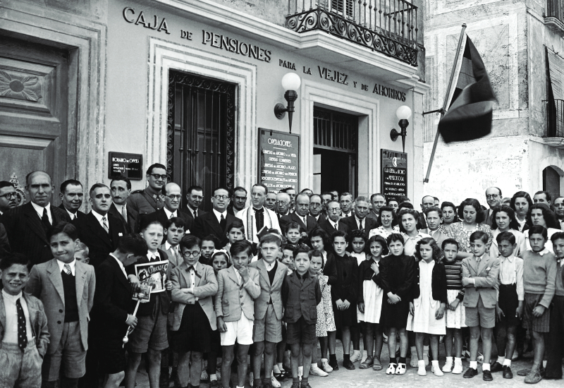 Inauguraci&oacute; de l&rsquo;oficina de Vila-seca (1945)