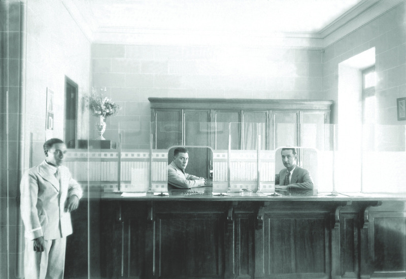 Treballadors de l&rsquo;oficina de Son Servera, a les Illes Balears (1932)