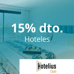 15% dto. Hoteles.