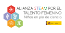 Logo de Alianza STEAM por el talento femenino