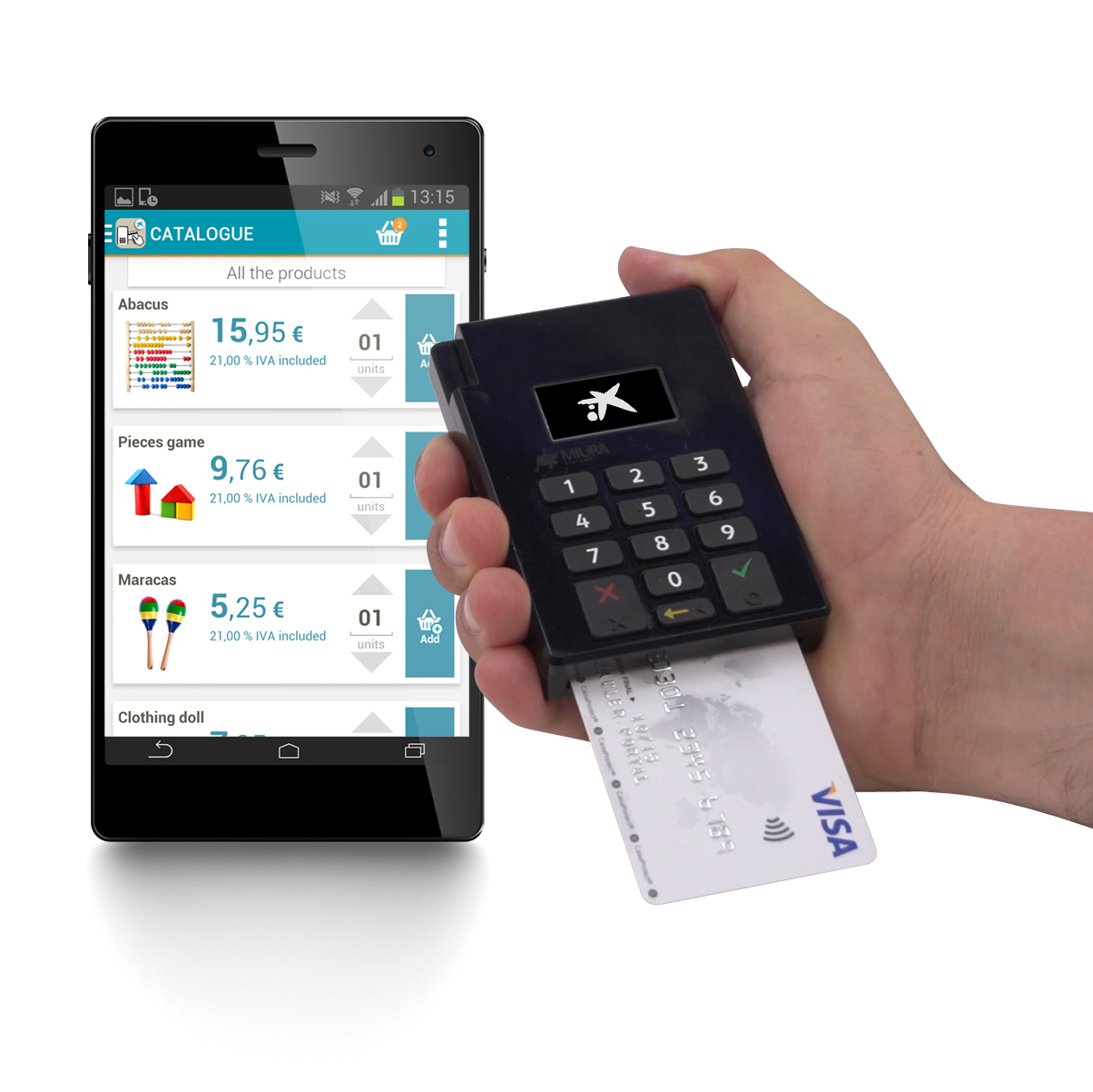 CaixaBank and Comercia Global Payments launch an application for collecting payments by smartphone