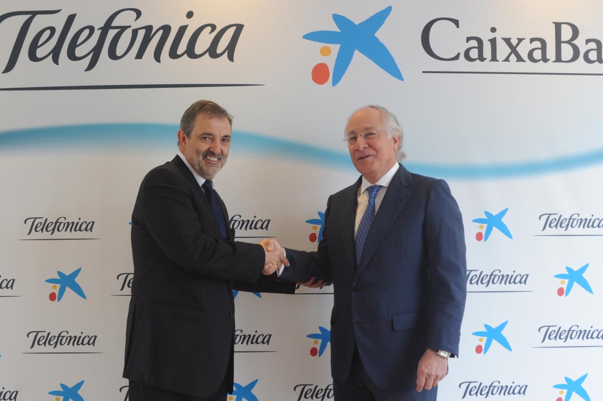 Telefónica and CaixaBank set up a new company to strengthen their mobile device financing agreement