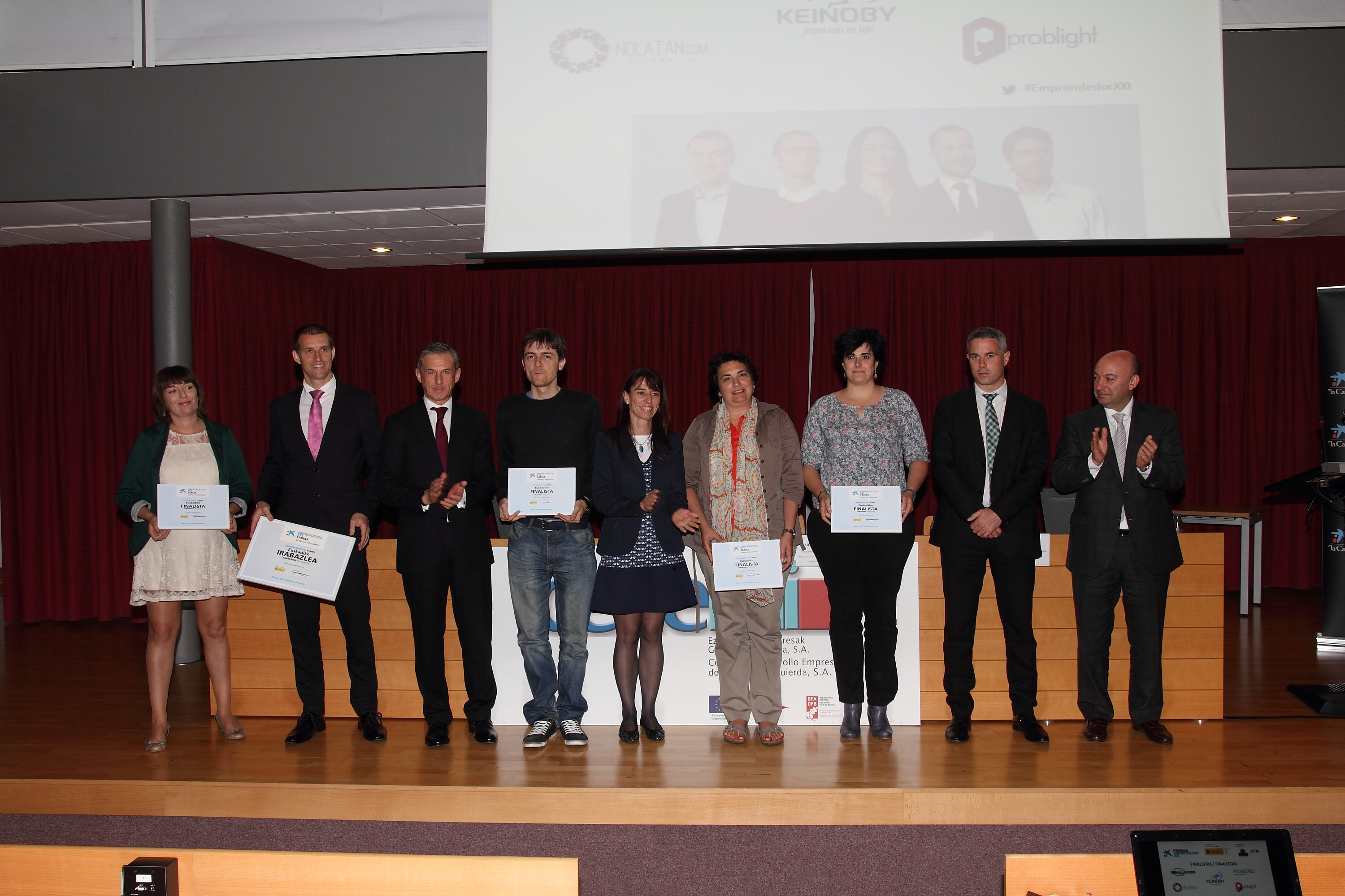 La empresa Irisbond gana la edición 2014 de los Premios EmprendedorXXI en Euskadi