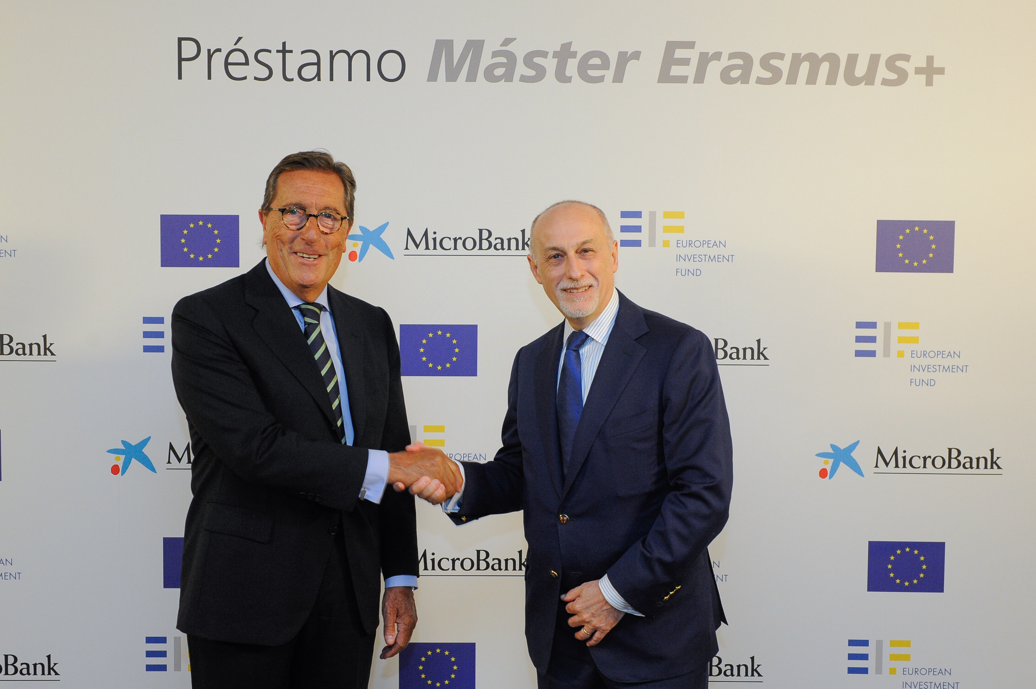 MicroBank y el Fondo Europeo de Inversiones promueven una línea de microcréditos de 30 millones para estudiar un máster universitario en otro país europeo
