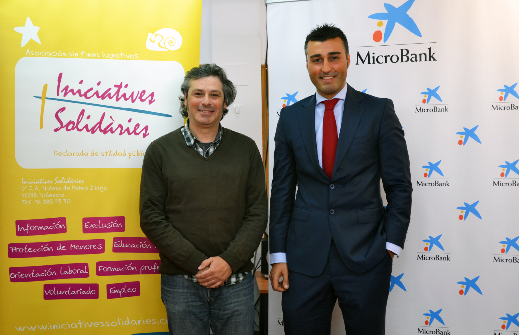 Iniciatives Solidàries y MicroBank  suscriben un convenio de colaboración para incentivar la actividad emprendedora