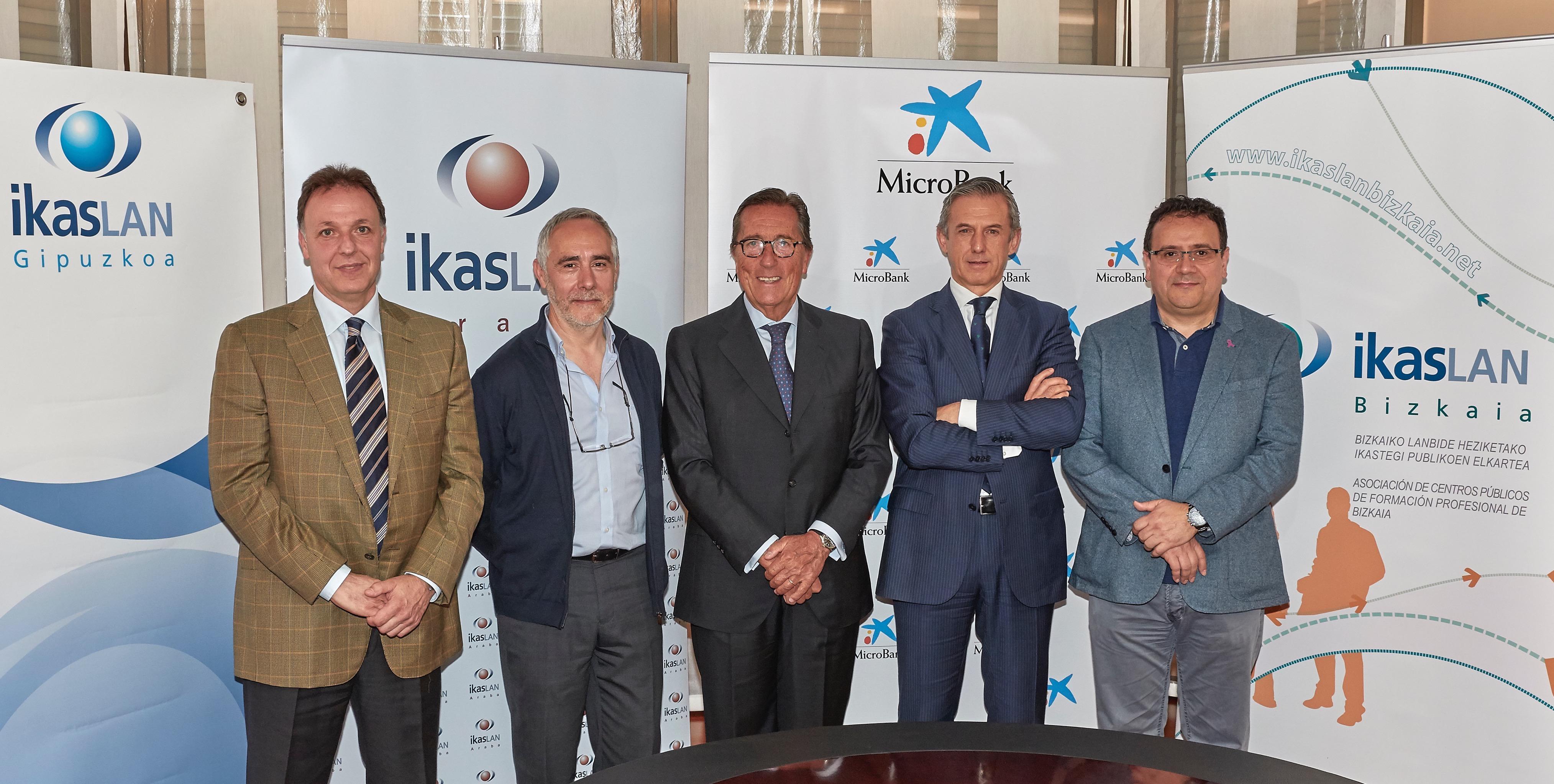 Ikaslan Euskadi y MicroBank  suscriben un convenio de colaboración para incentivar la actividad emprendedora