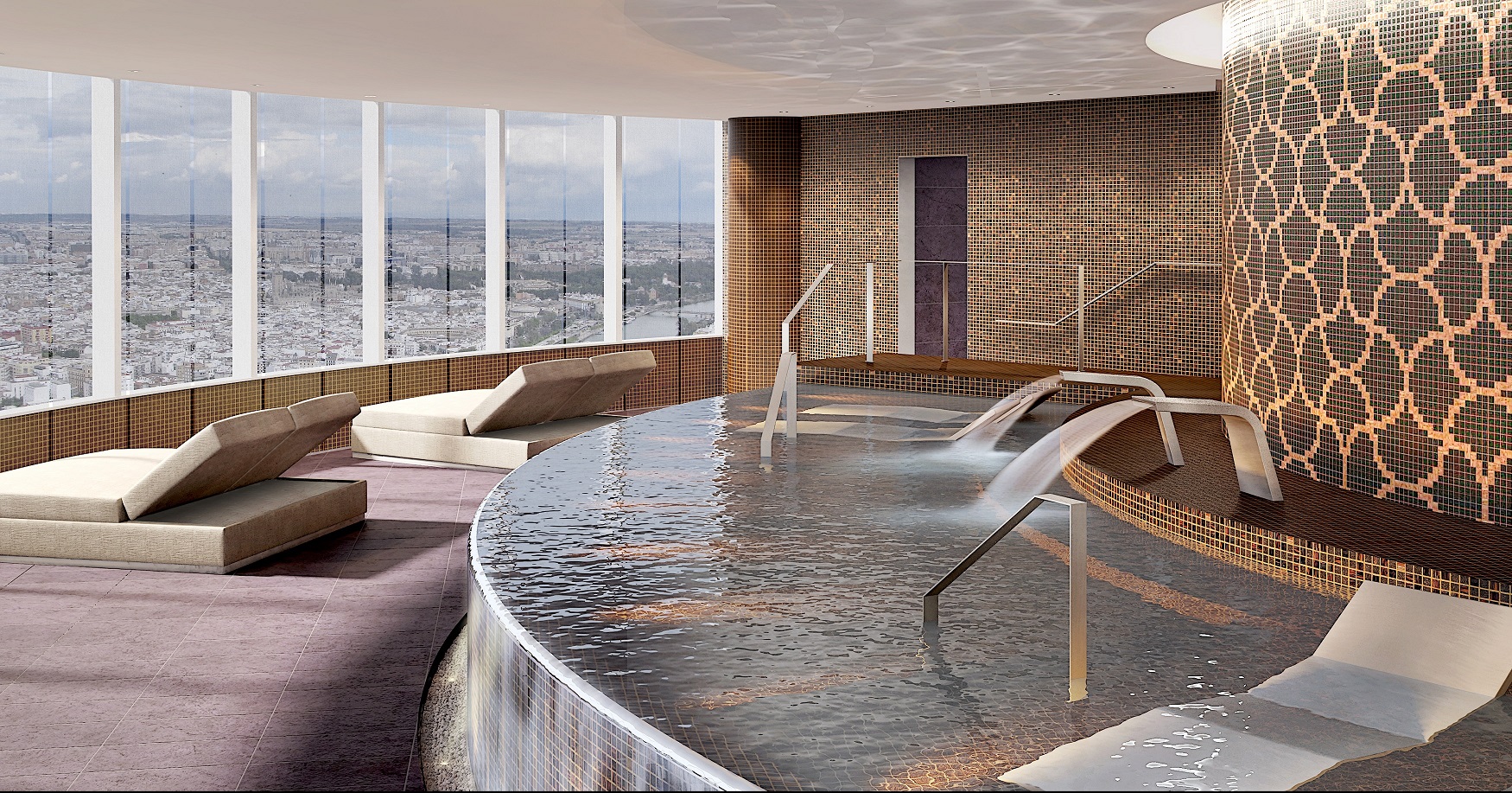 El hotel Eurostars de Torre Sevilla contará con un centro de spa en la planta 35