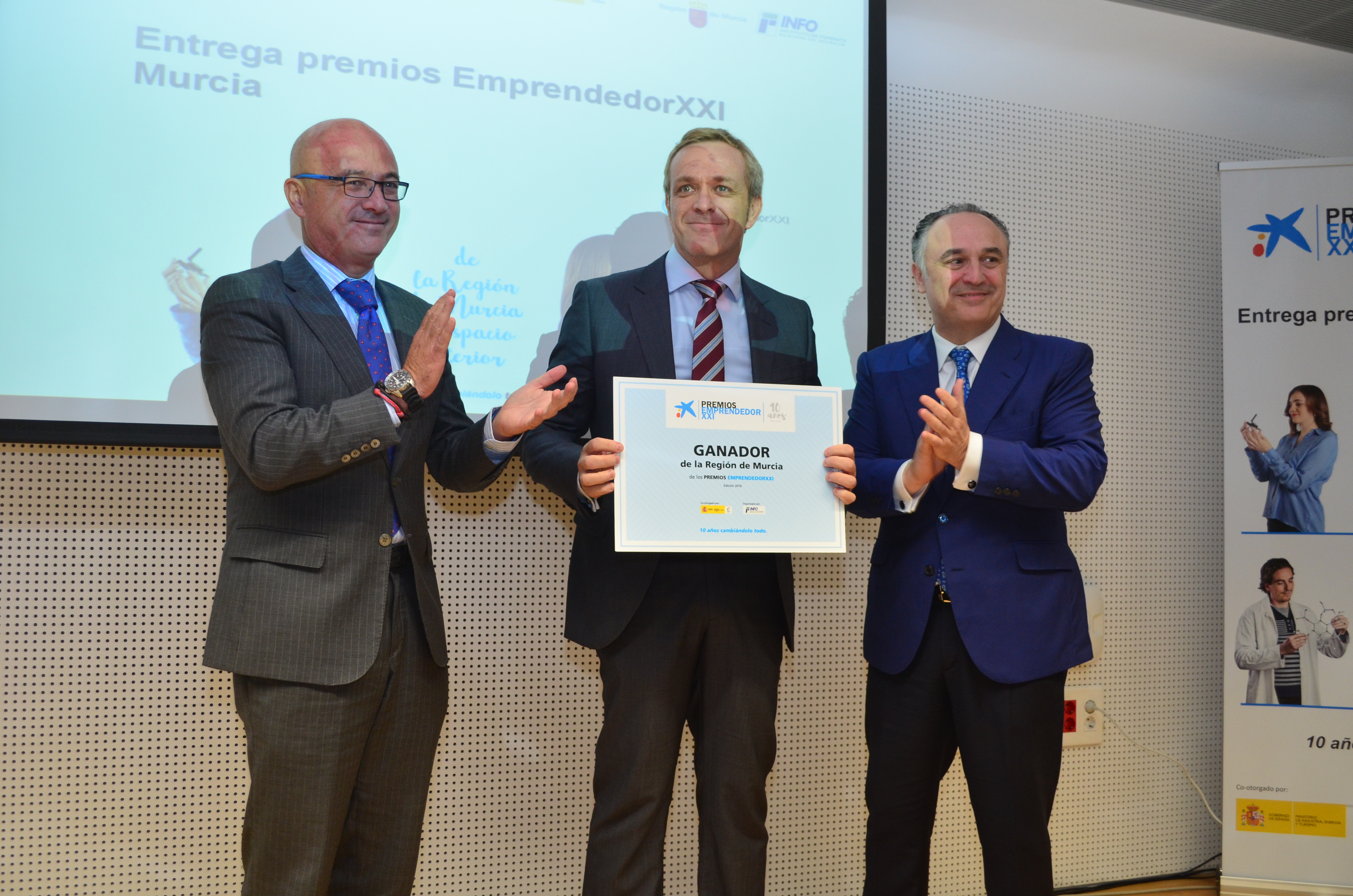La empresa Proasistech gana la 10ª edición de los Premios EmprendedorXXI en Murcia