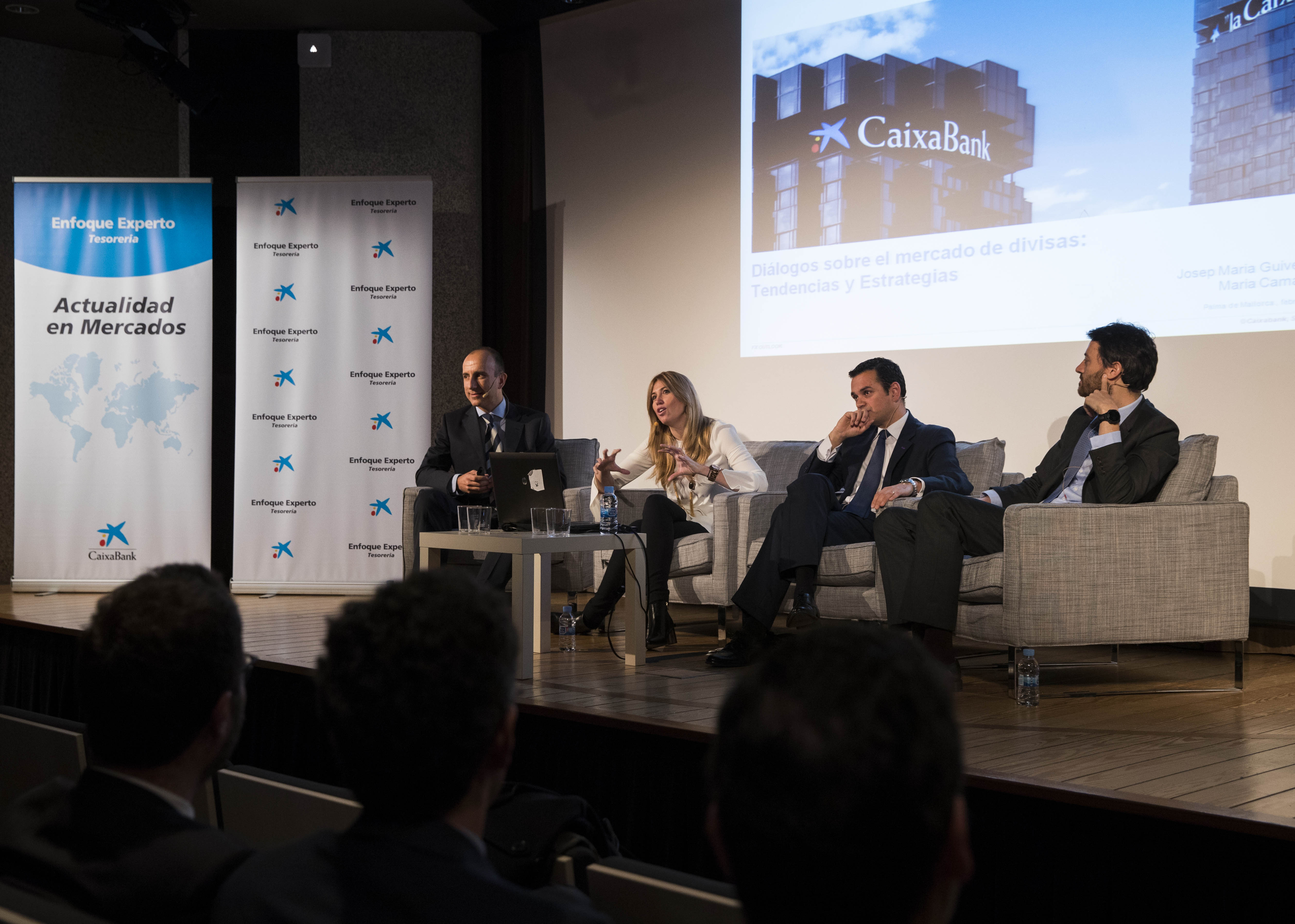 CaixaBank analiza la actualidad de los mercados financieros con los empresarios de Mallorca