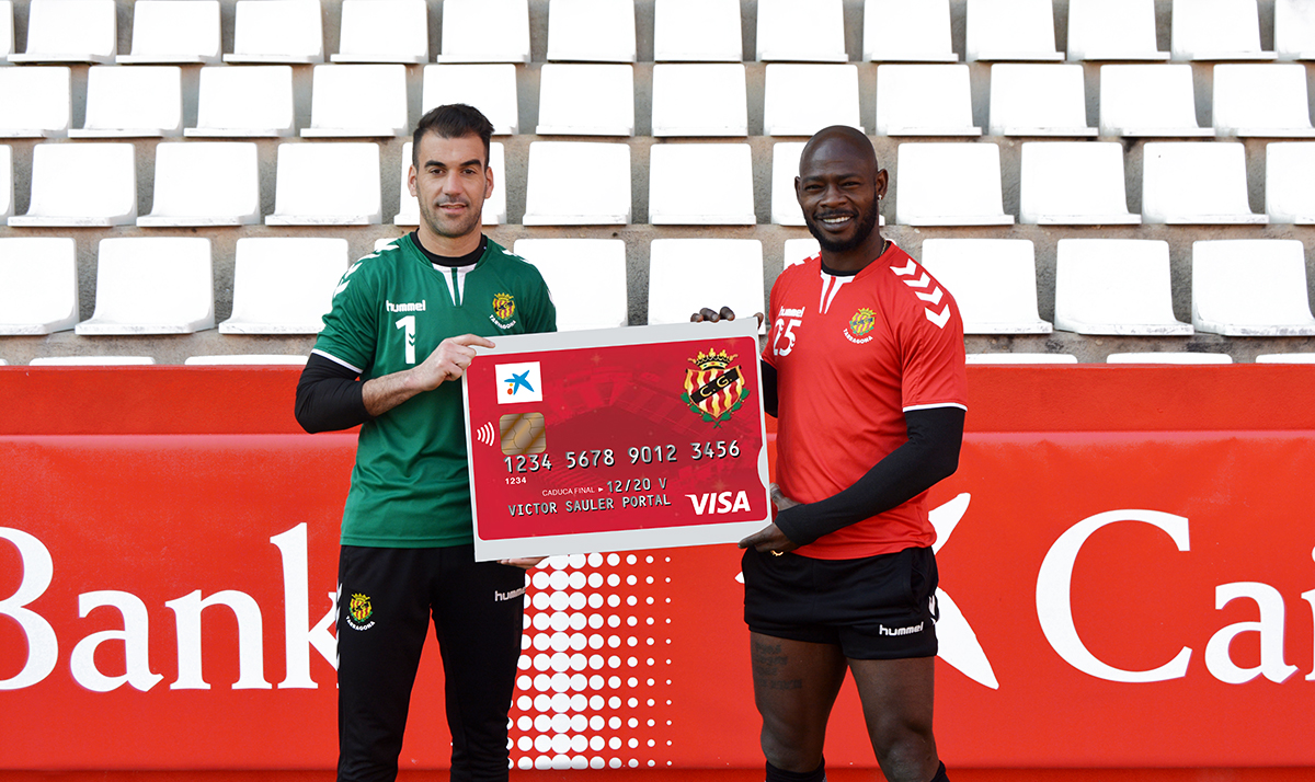 CaixaBank i el Gimnàstic de Tarragona presenten la Visa Nàstic, la targeta financera oficial del club