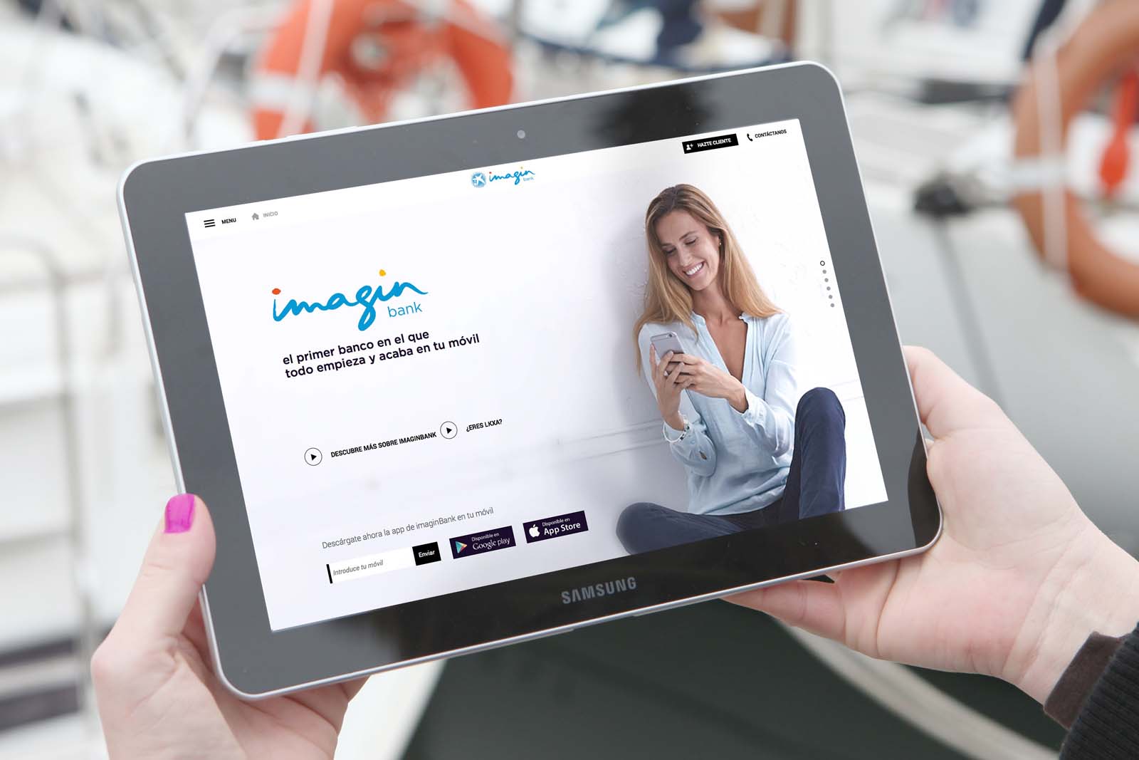 This is the first bank of this type to be set up in Spain and the first in the world where transactions are performed exclusively via apps for mobile phones or social media.
