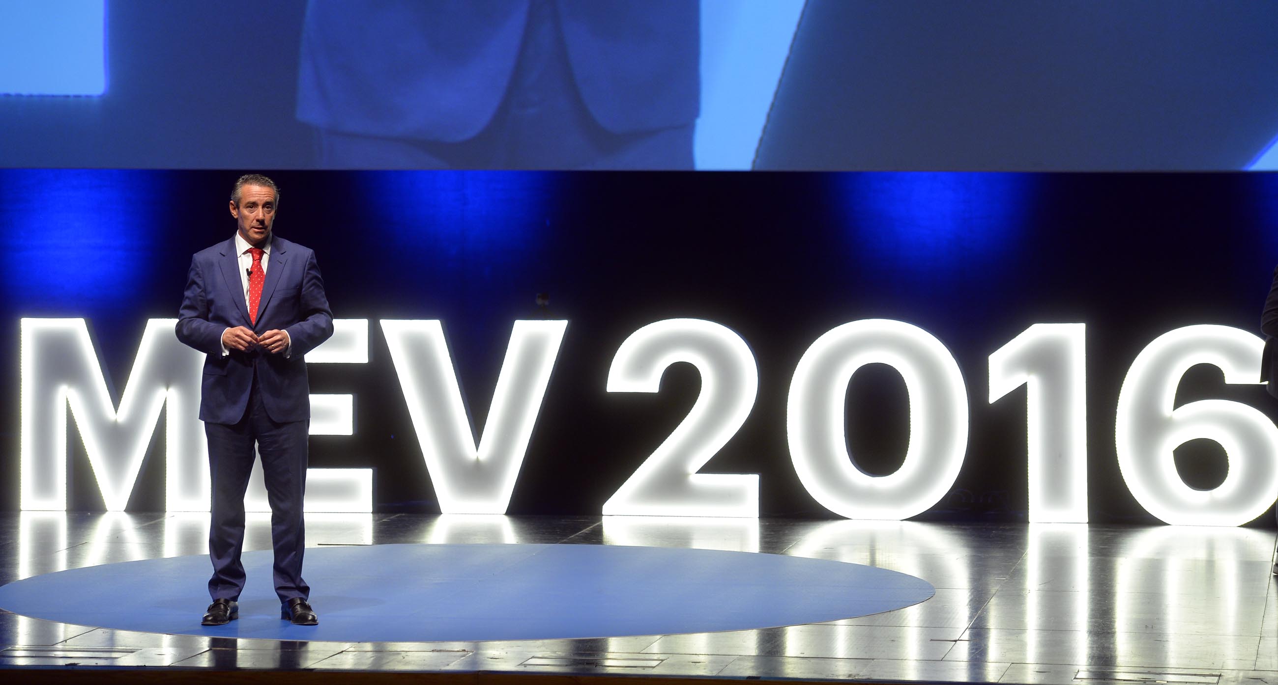 El director general de CaixaBank durant el transcurs de l'esdeveniment