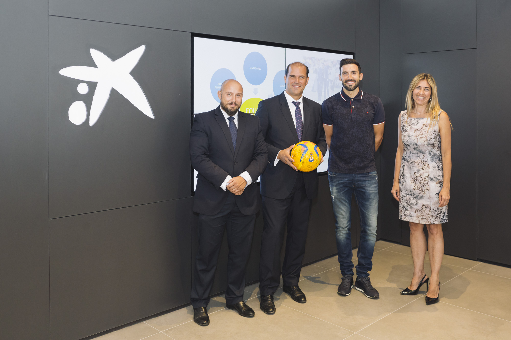Xerrada sobre el treball en equip a l'oficina A Las Palmas de CaixaBank