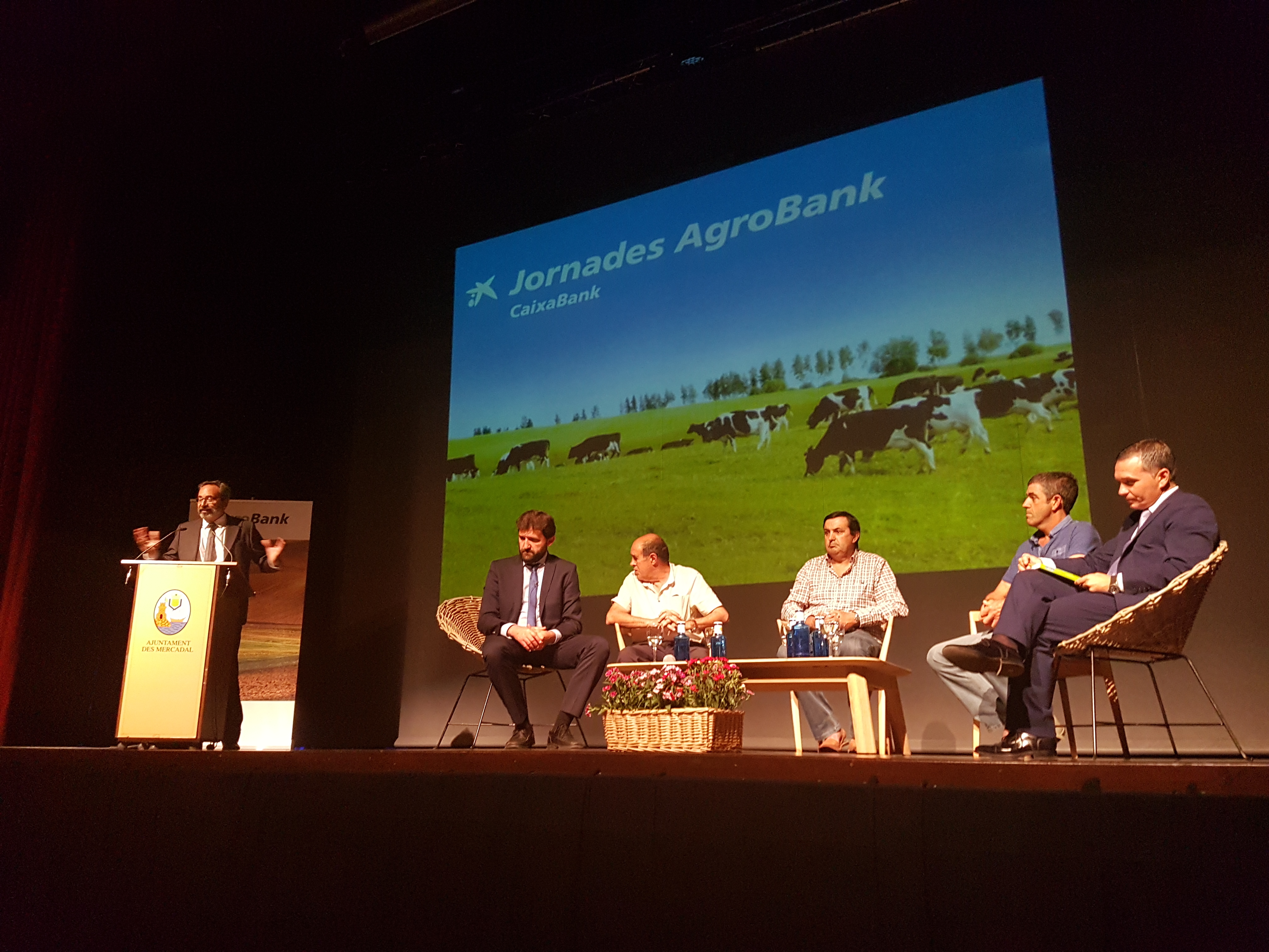 Momento de las Jornadas AgroBank “Horizonte 2020”