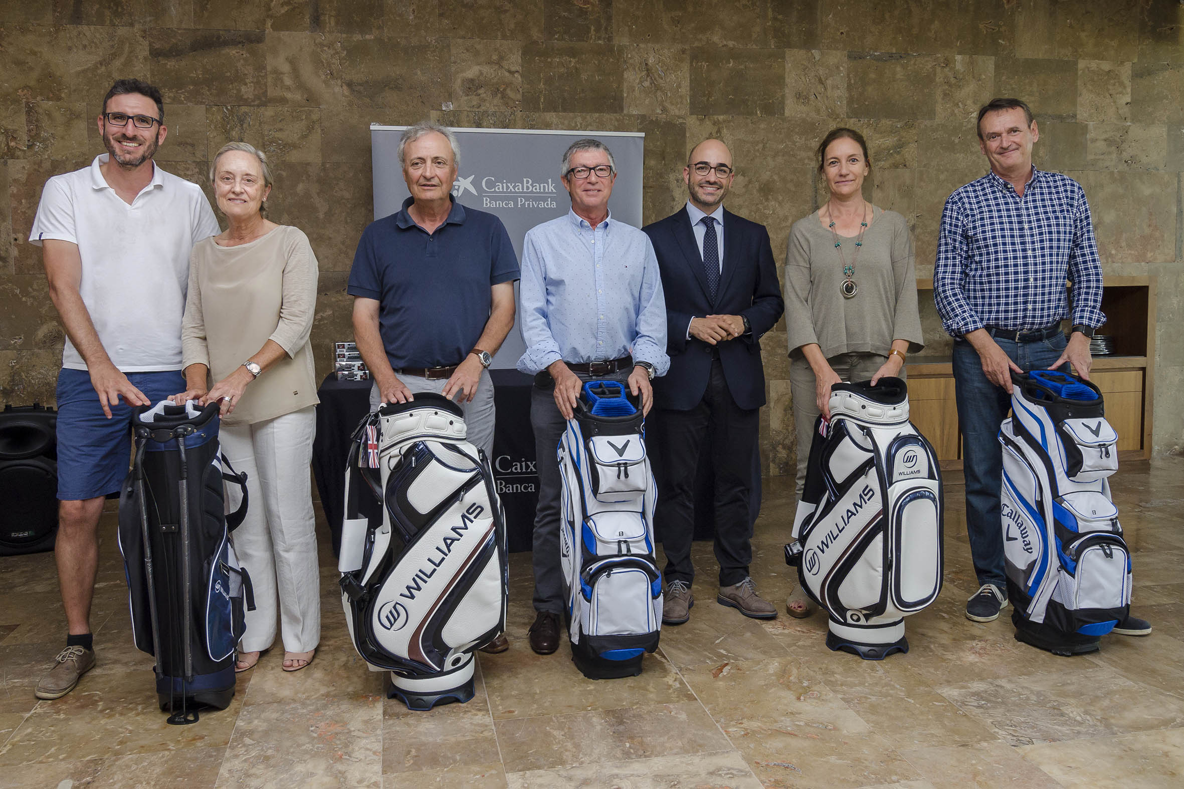 Ganadores del Torneo CaixaBank Banca Privada Golf Cup 17
