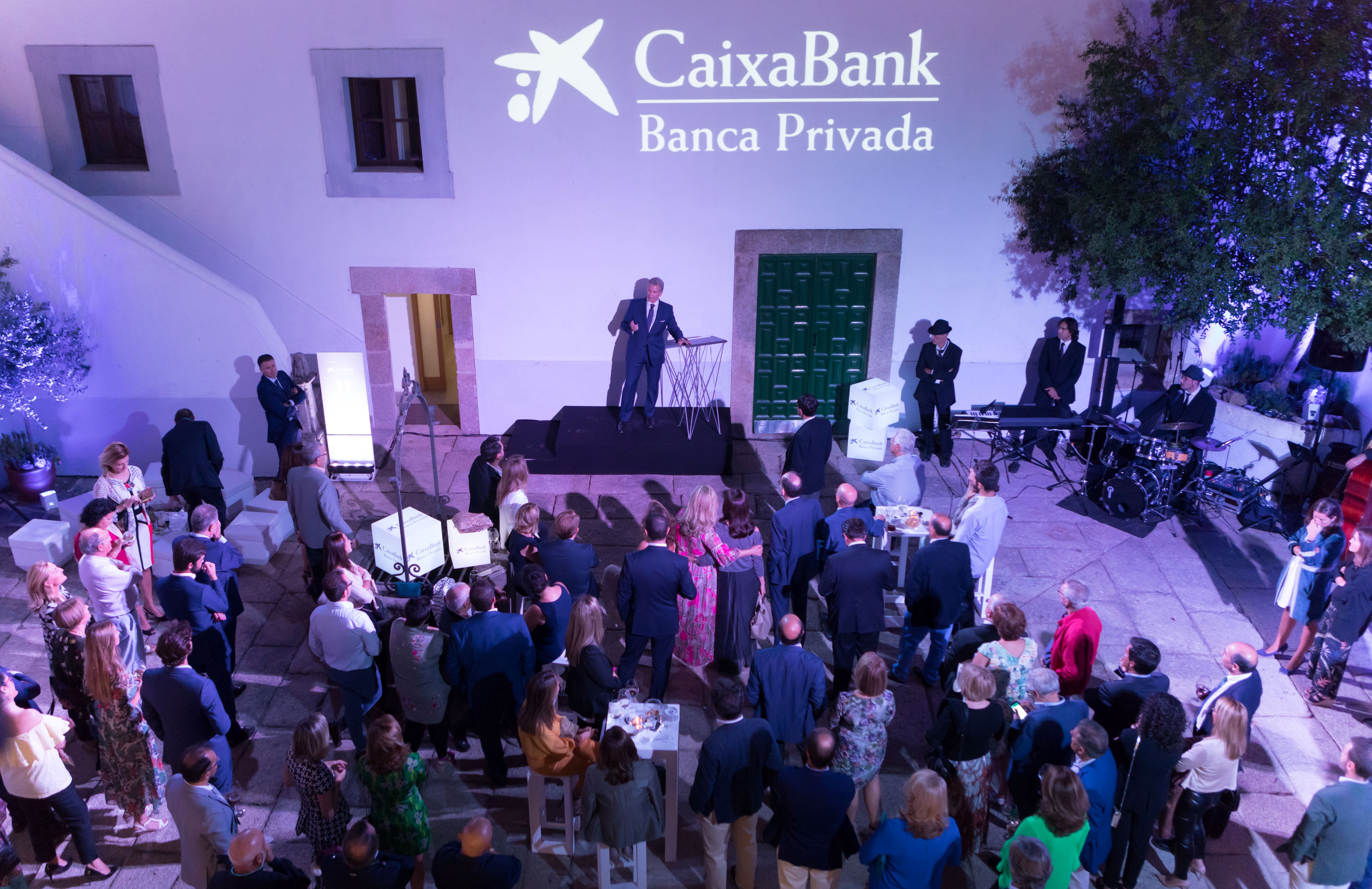 Momento durante el evento de CaixaBank Banca Privada en Cáceres.