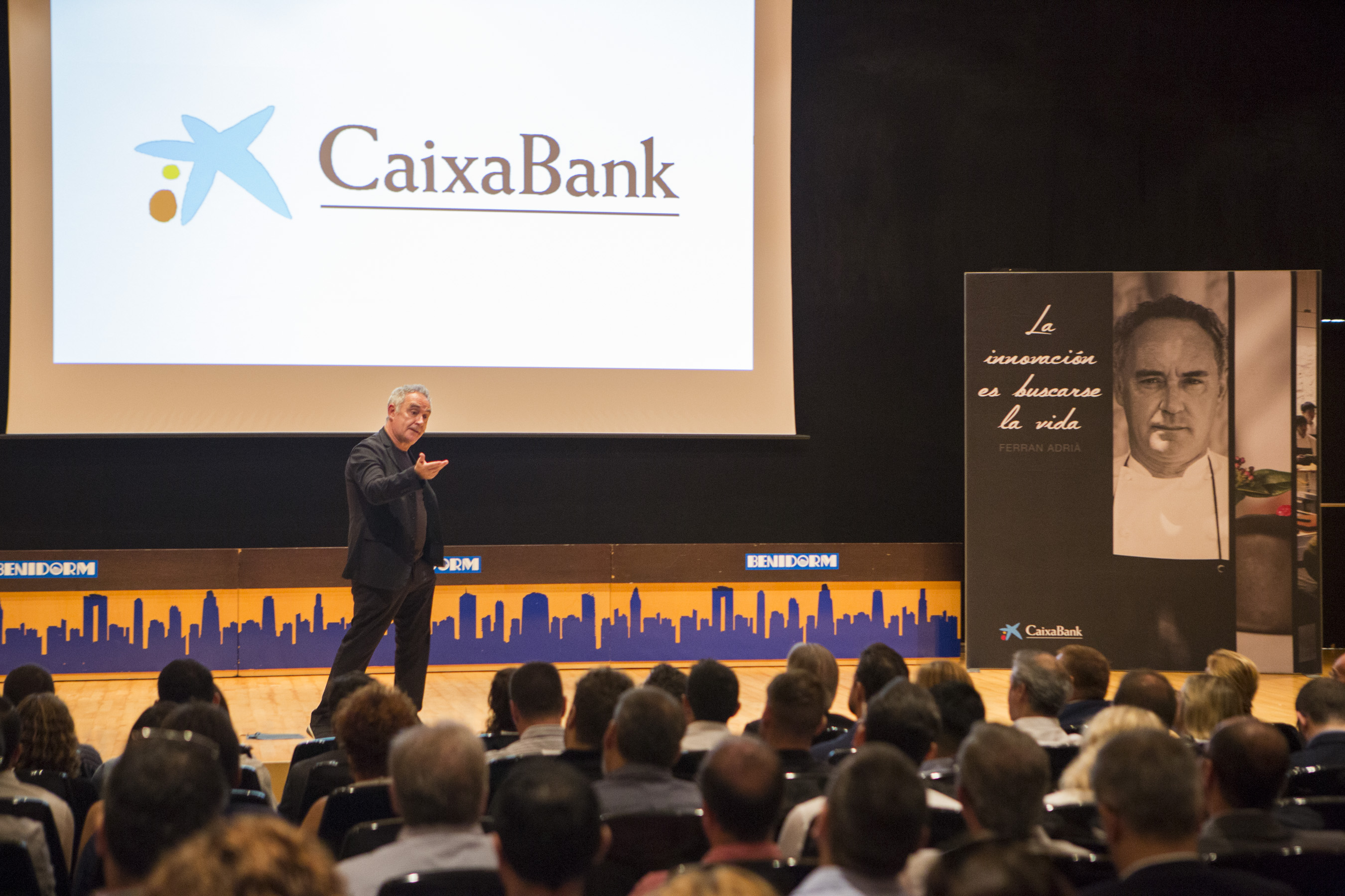 Ferran Adrià presentando en Benidorm la Guía para Emprendedores en Restauración, Mise en Place