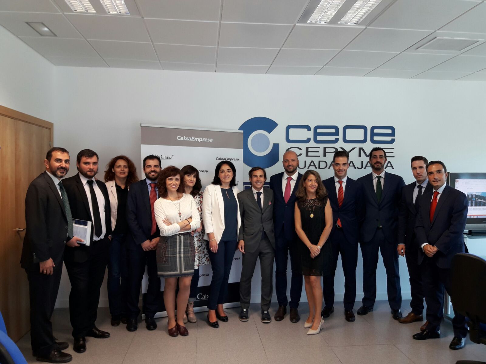 CaixaBank y CEOE-CEPYME analizan el factoring internacional con los empresarios de Guadalajara