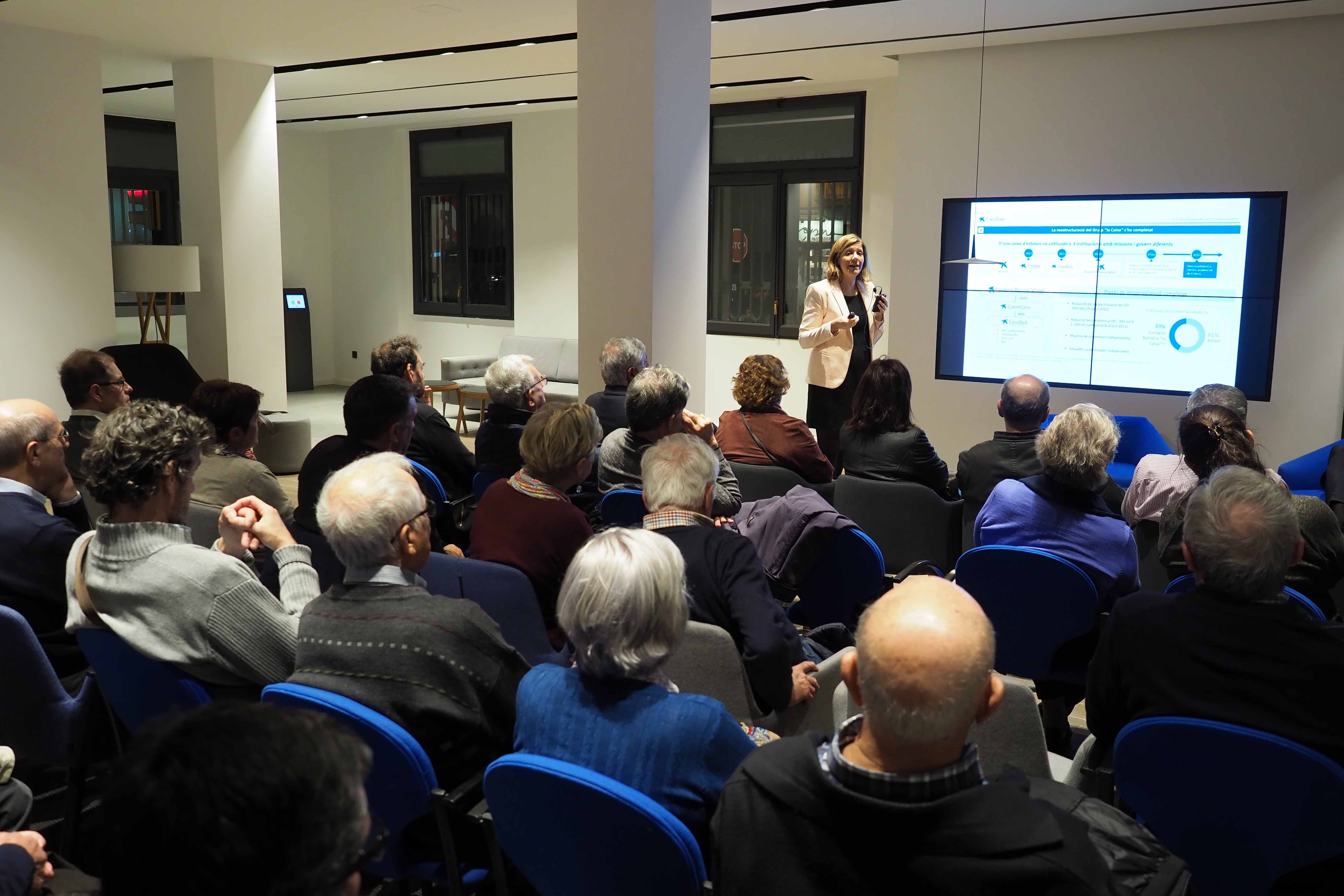 Encuentro de accionistas de CaixaBank en Figueres