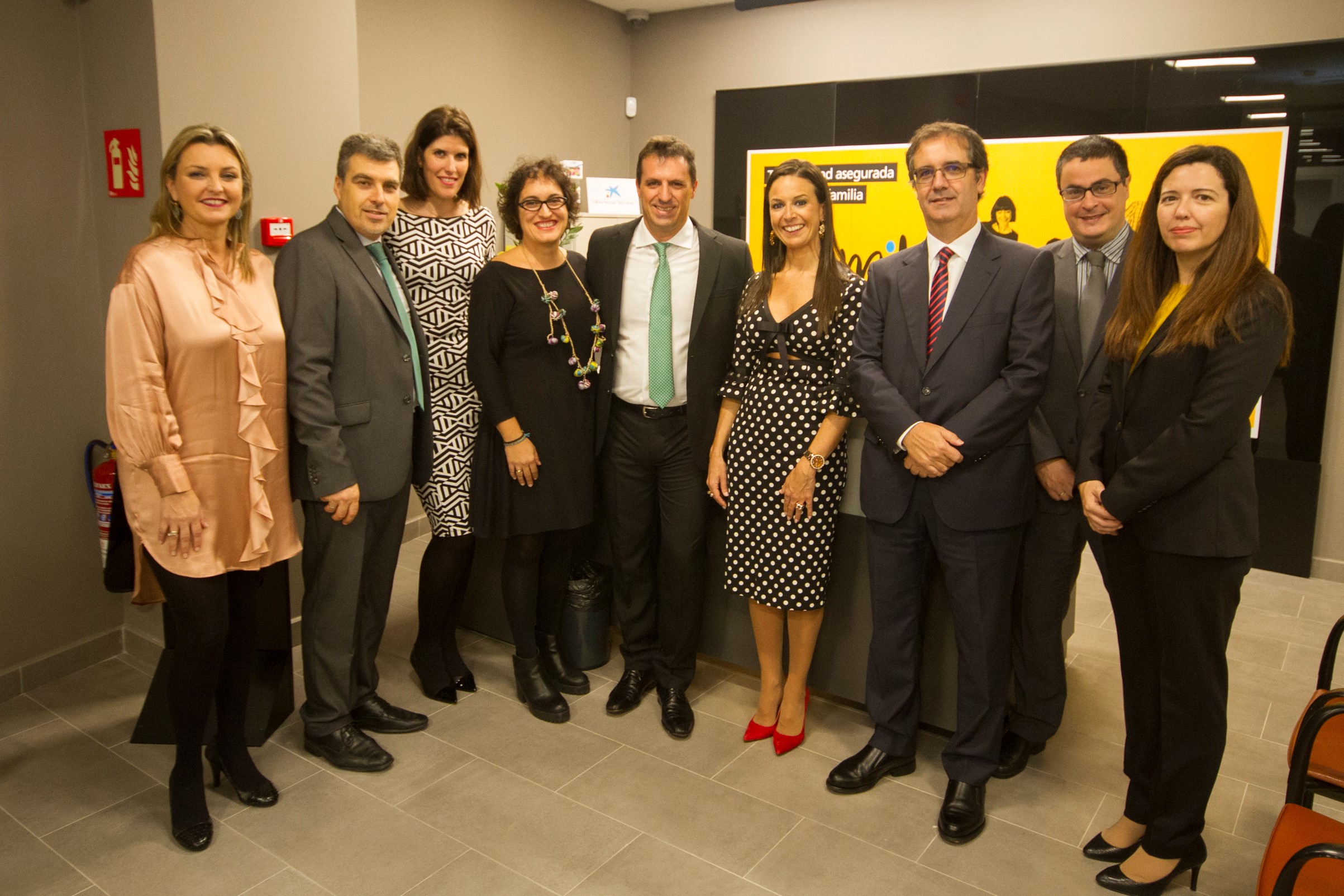 Inauguración de la nueva oficina de CaixaBank en Breña Alta.
