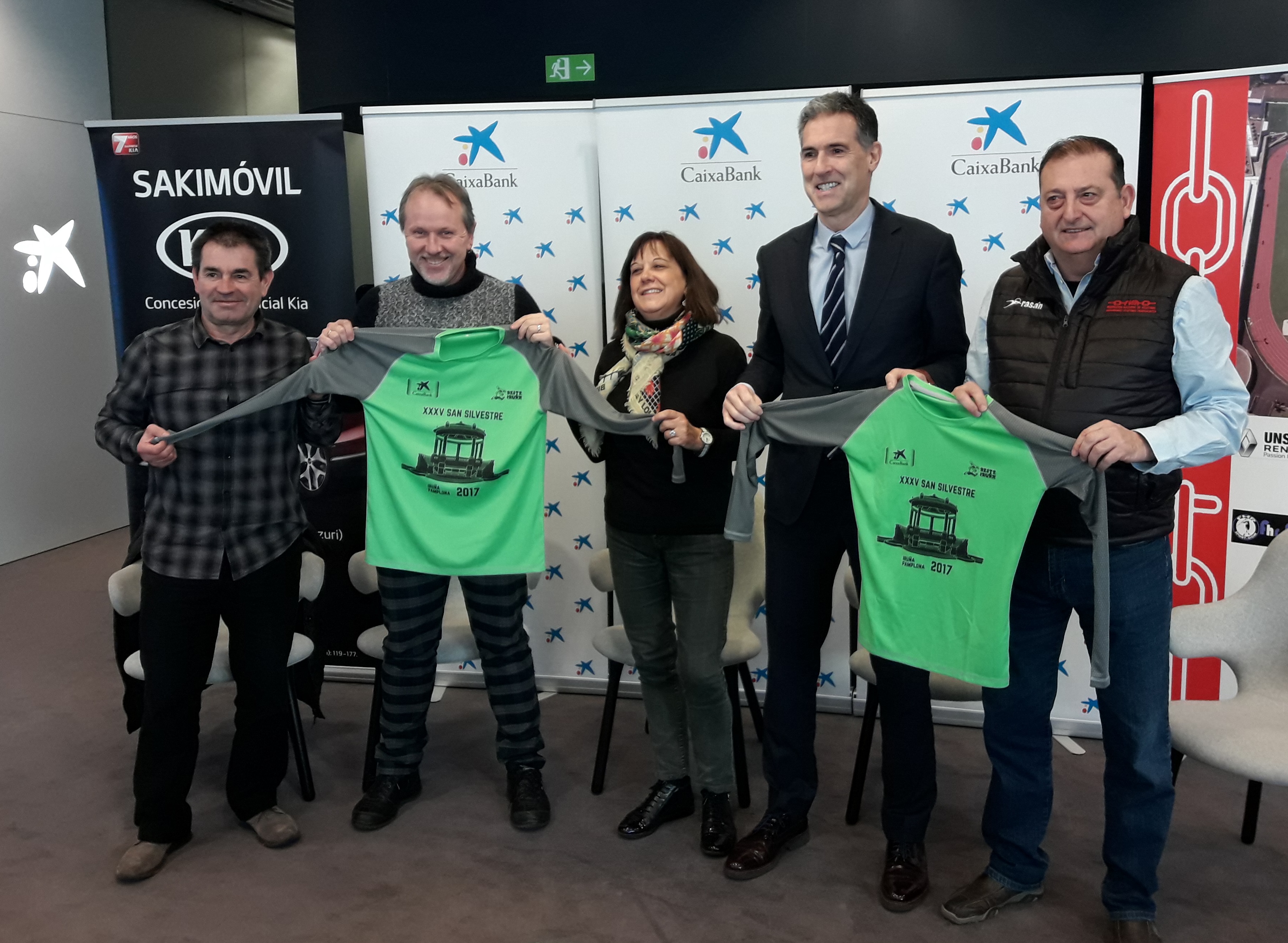 CaixaBank patrocina la XXXV San Silvestre de Pamplona.