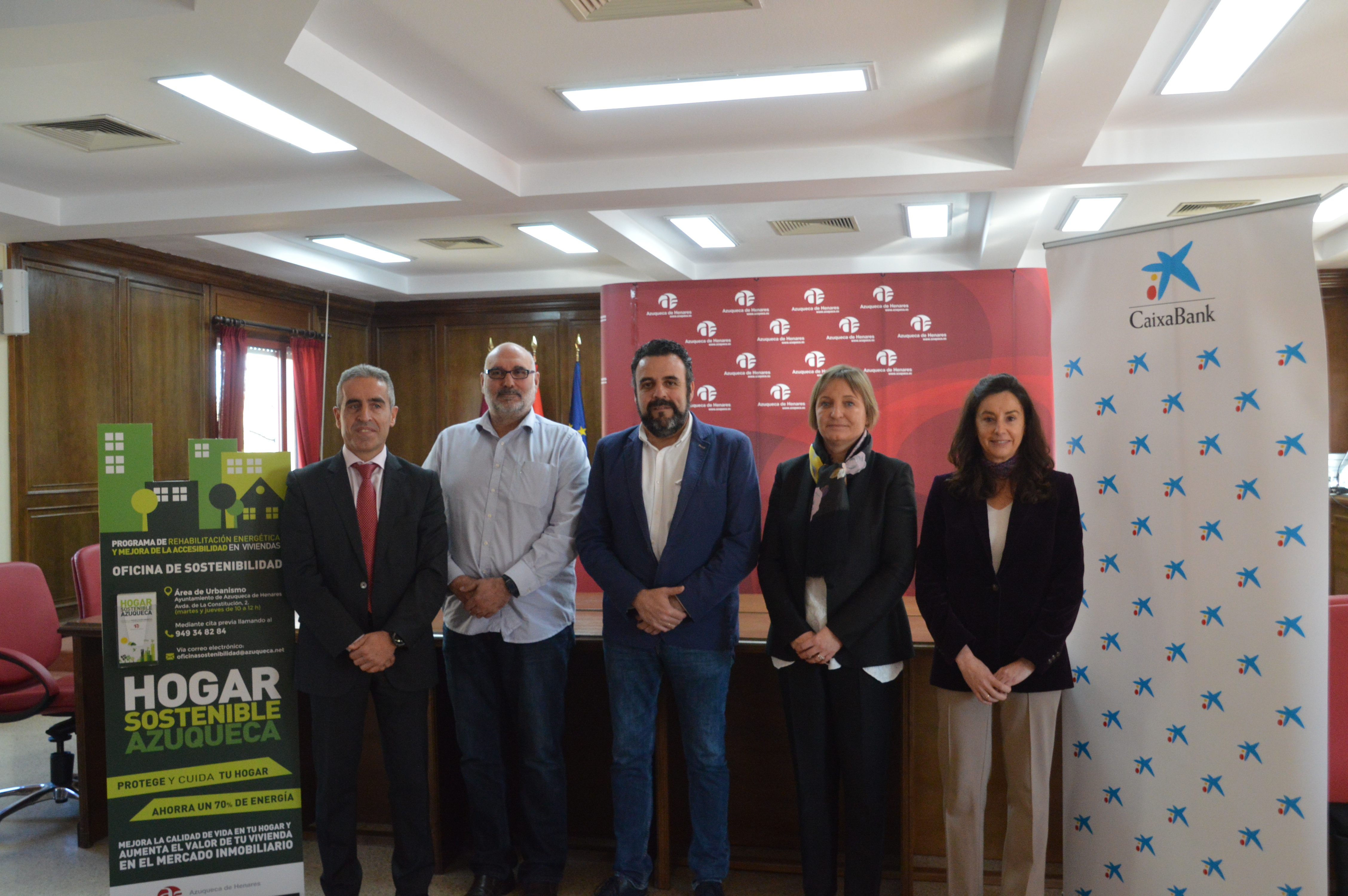 CaixaBank se suma al nuevo Programa de Rehabilitación Energética y Mejora de la Accesibilidad en Viviendas de Azuqueca de Henares