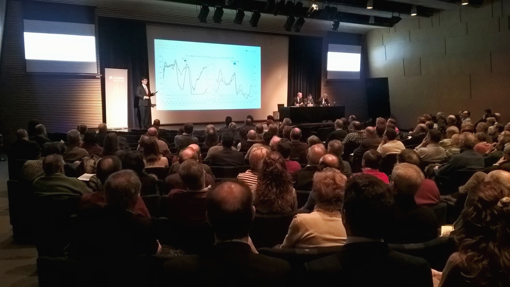 Asistentes a la conferencia de banca privada