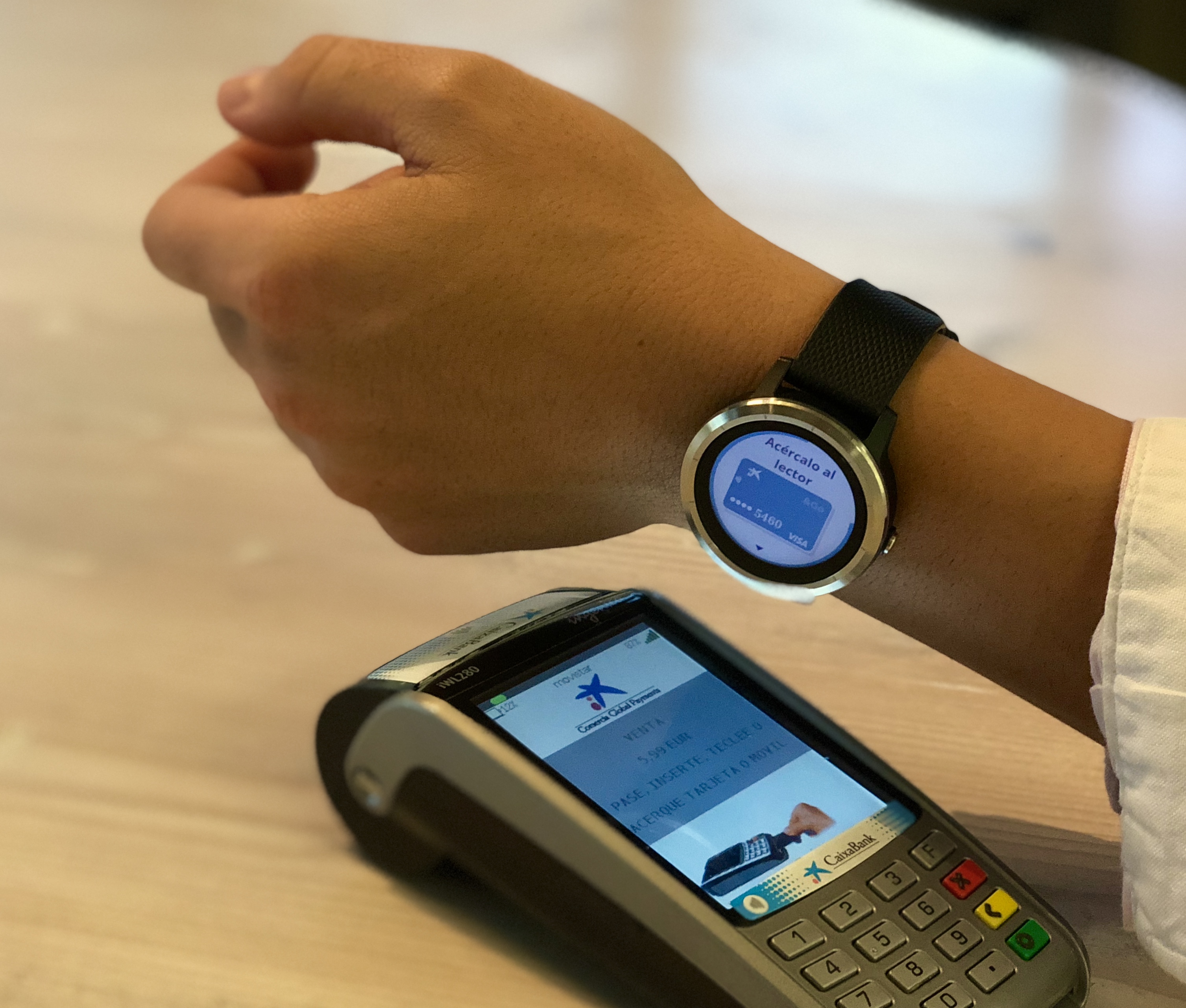 CaixaBank Garmin y Visa se alian para facilitar el pago a traves de los dispositivos Garmin