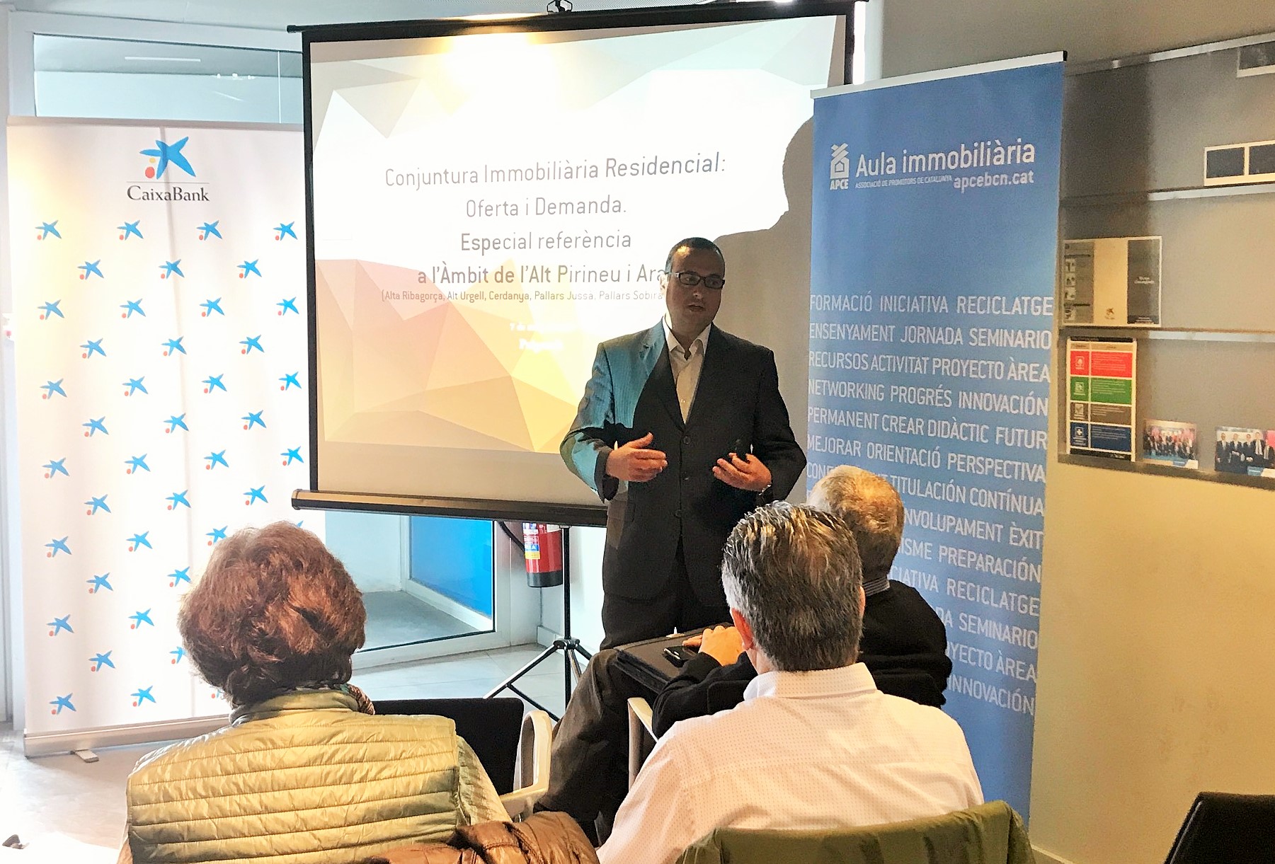 CaixaBank y la APCE analizan la situación inmobiliaria en el Alt Pirineu y el Aran