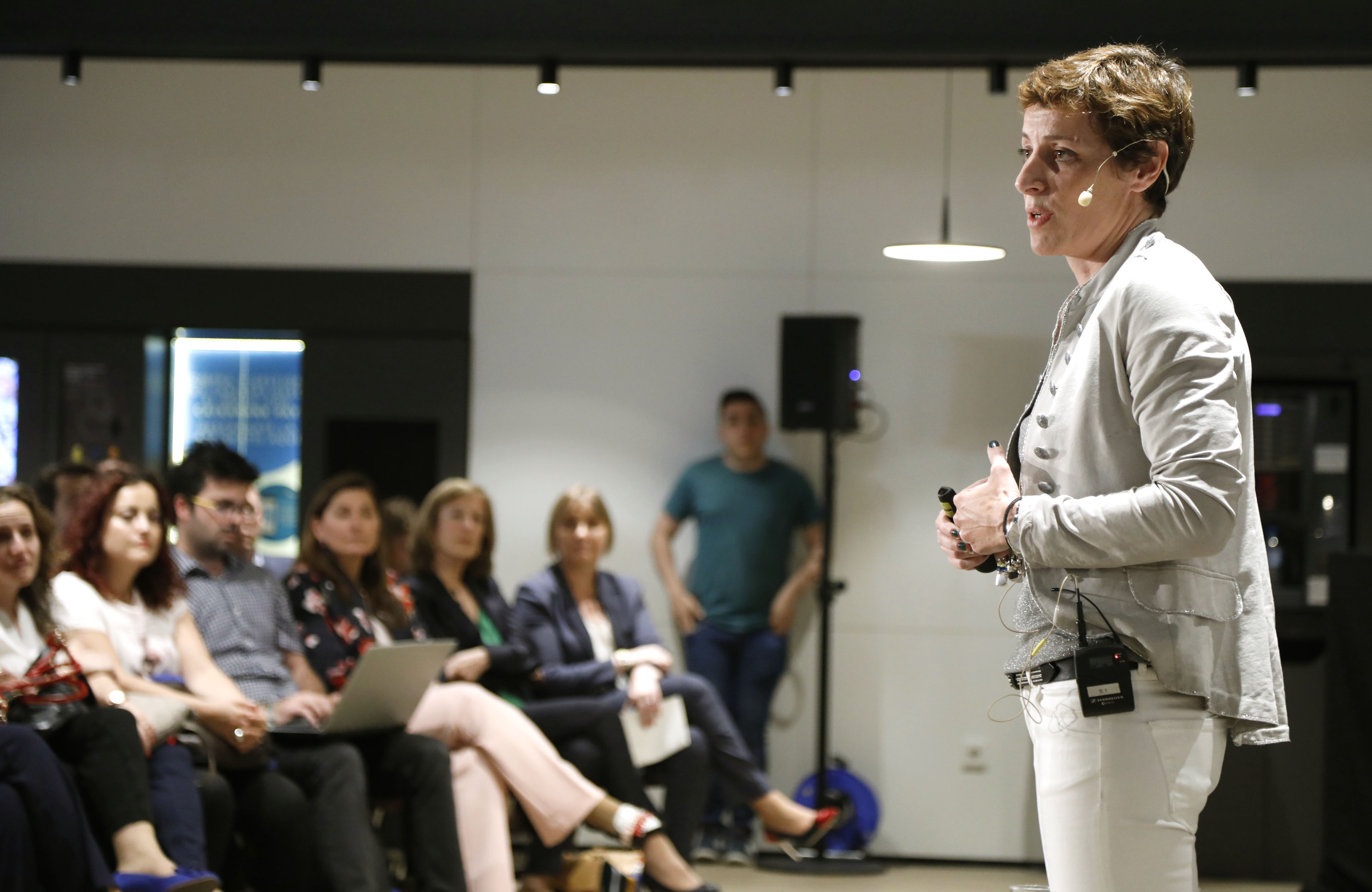 Elisa Aguilar en la conferencia 'El liderazgo en clave femenina'