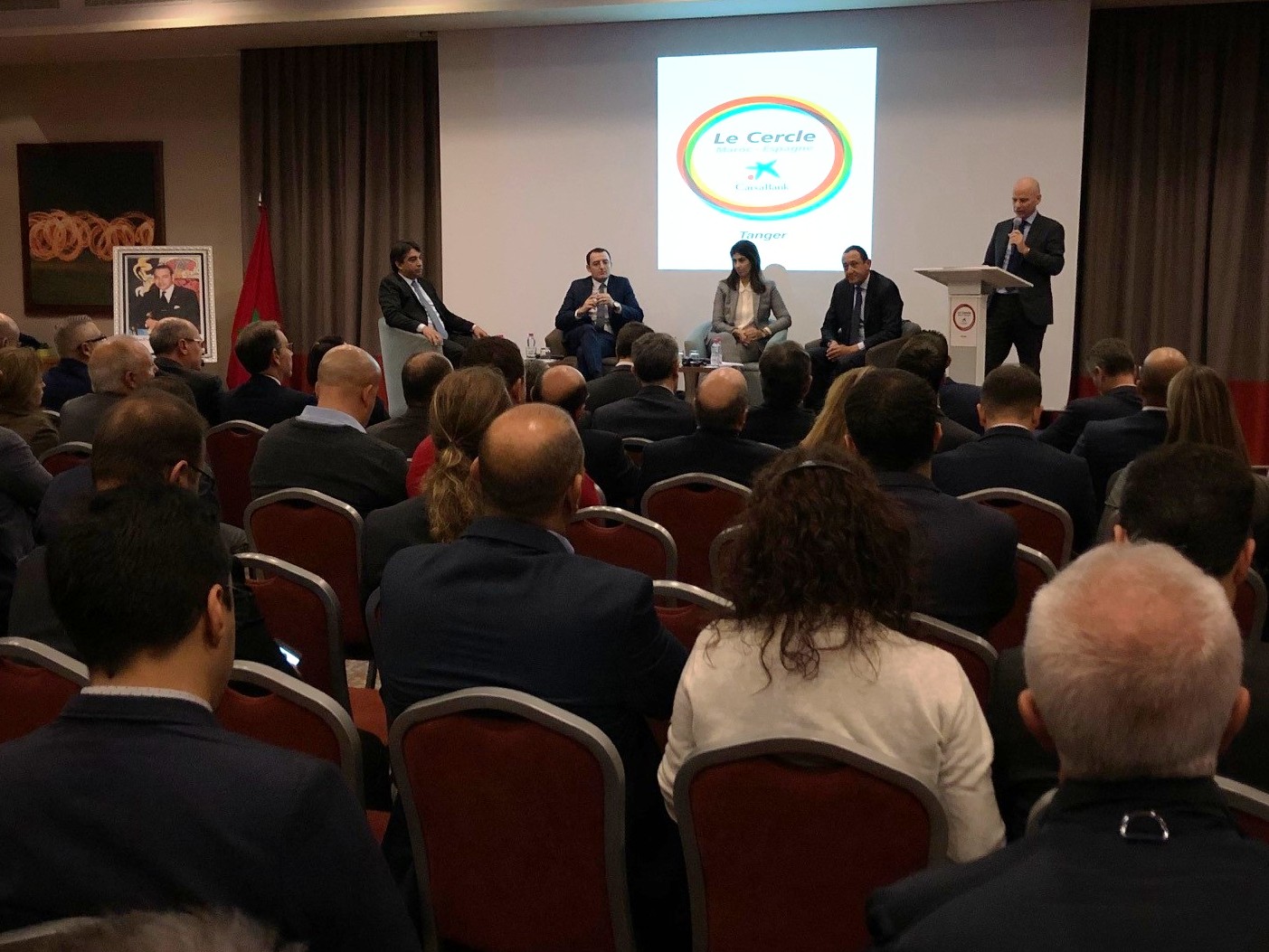Participantes de la jornada "Le Cercle" en Tánger