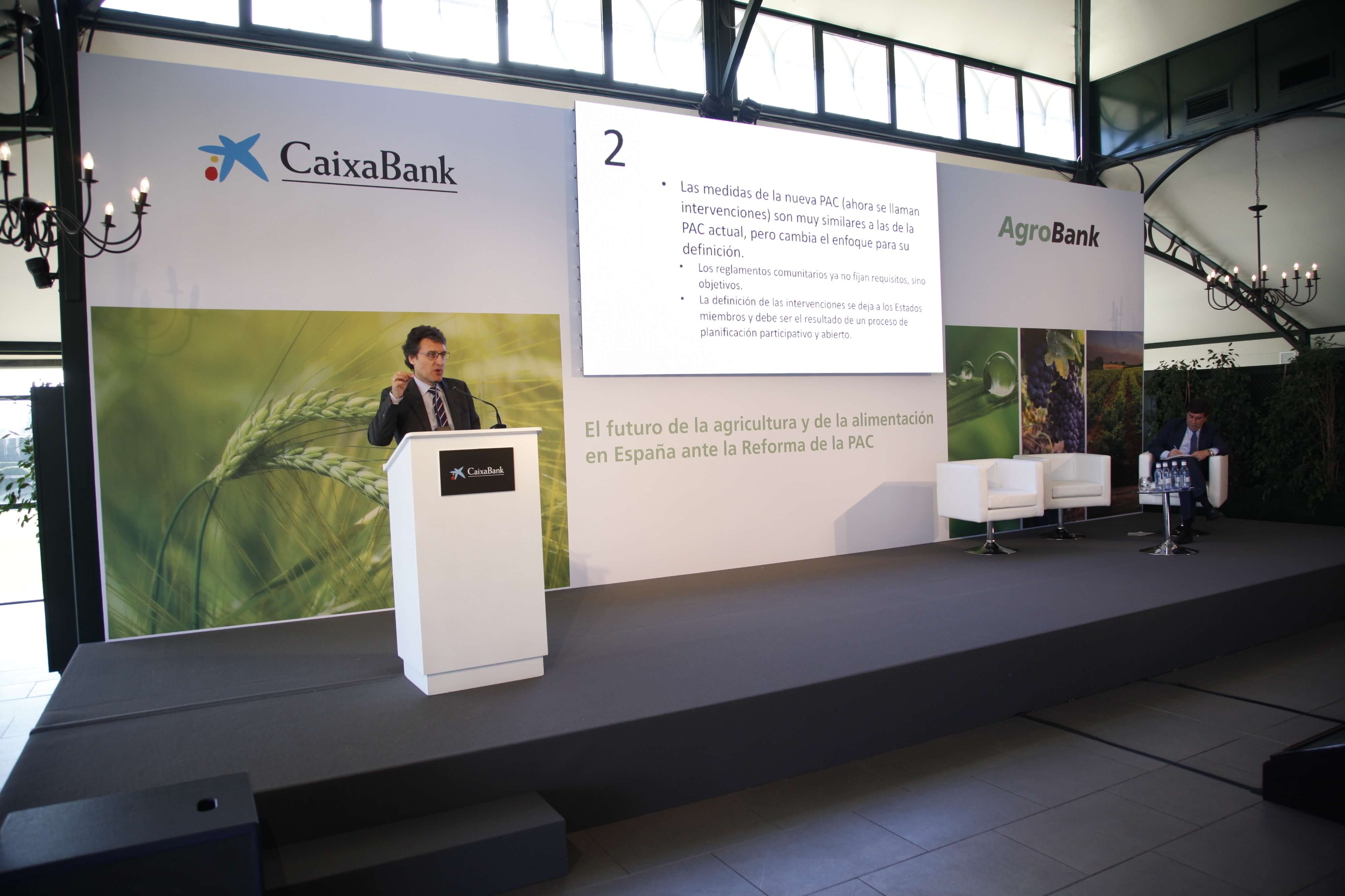 Fernando Miranda, secretario general de Agricultura del Ministerio de Agricultura y Pesca, durante su intervención.   