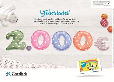 Cheque bebé de CaixaBank