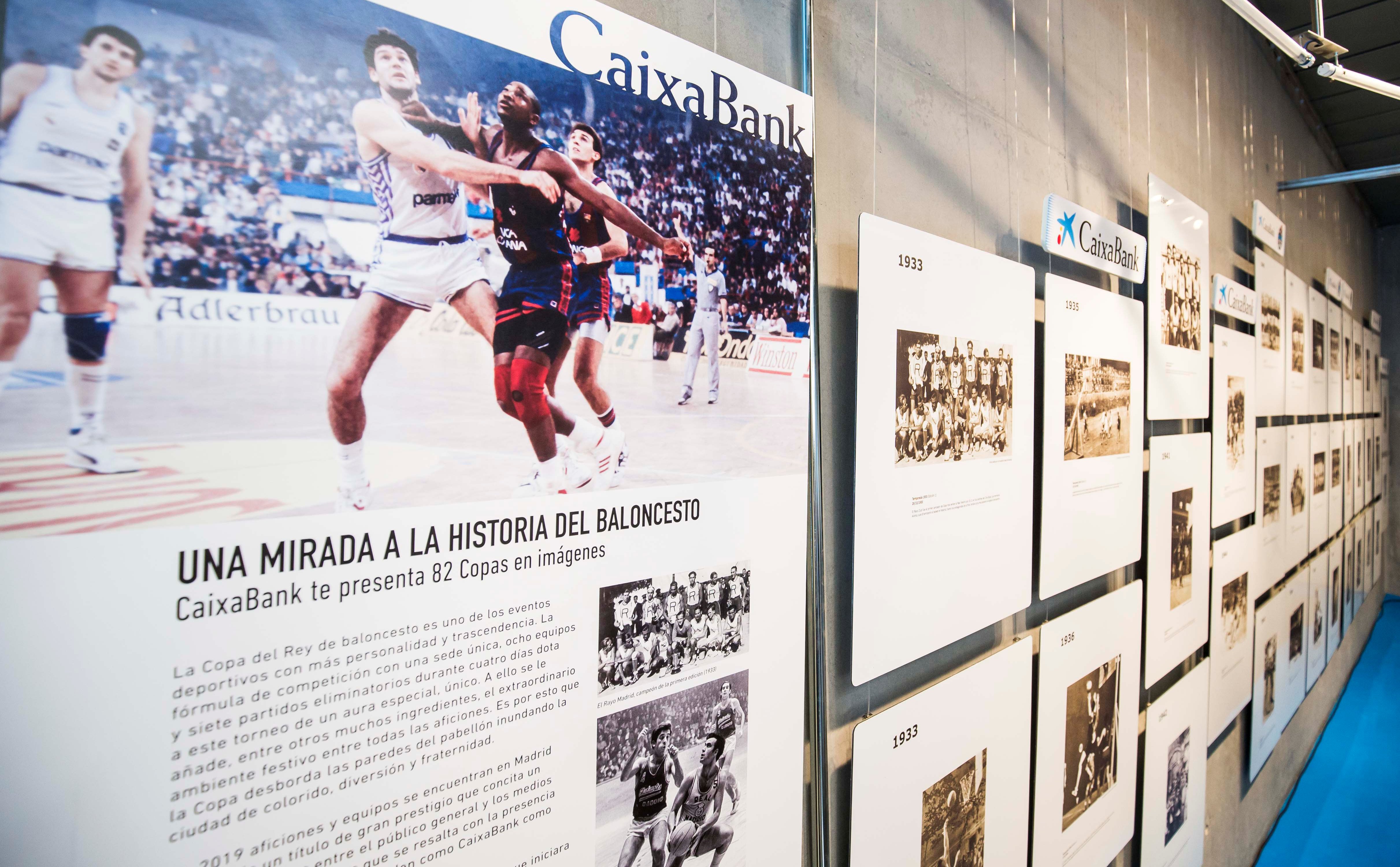 Exposición 'Una mirada a la historia del baloncesto' en CaixaForum Madrid