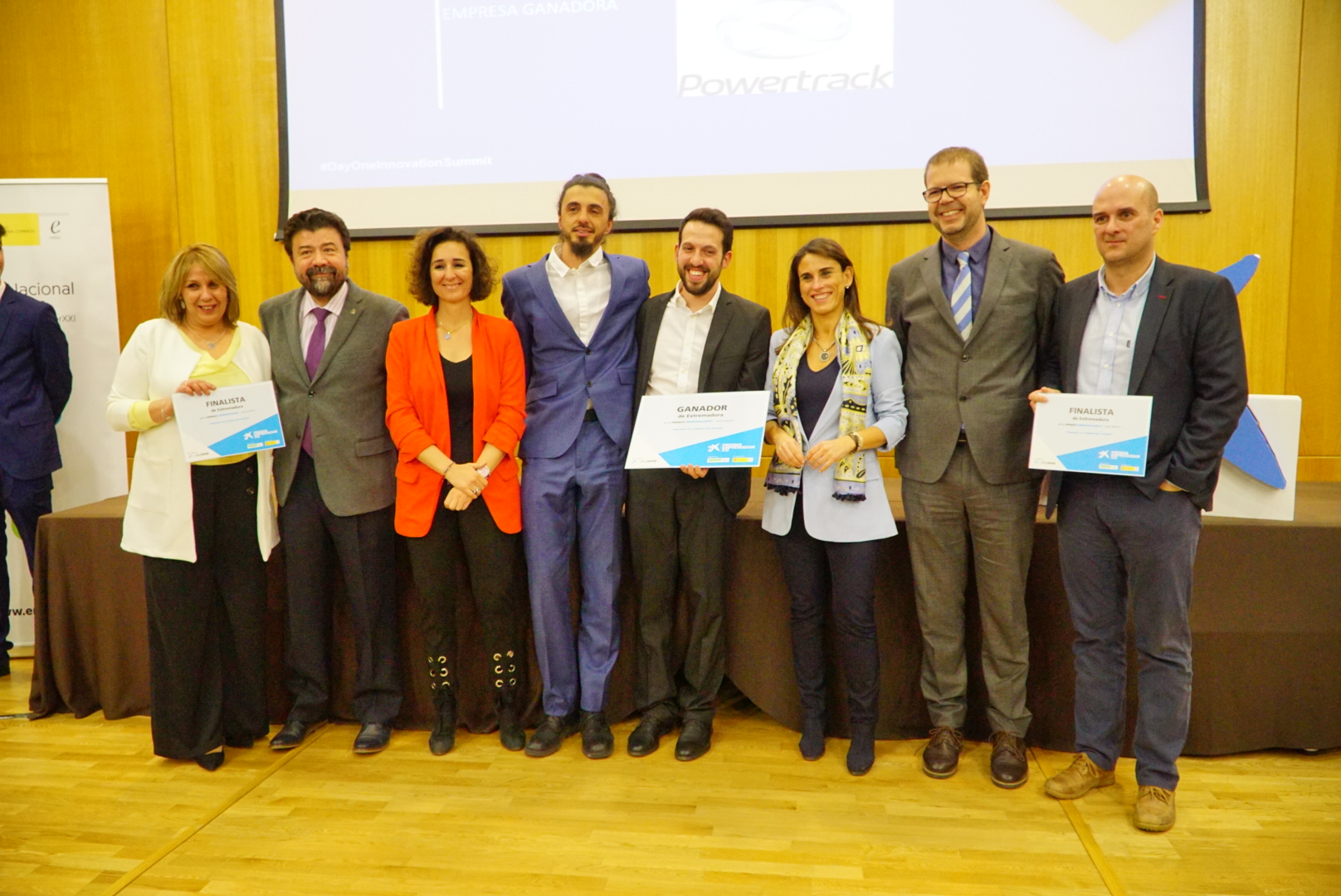Acto de entrega de los Premios EmprendedorXXI en Extremadura