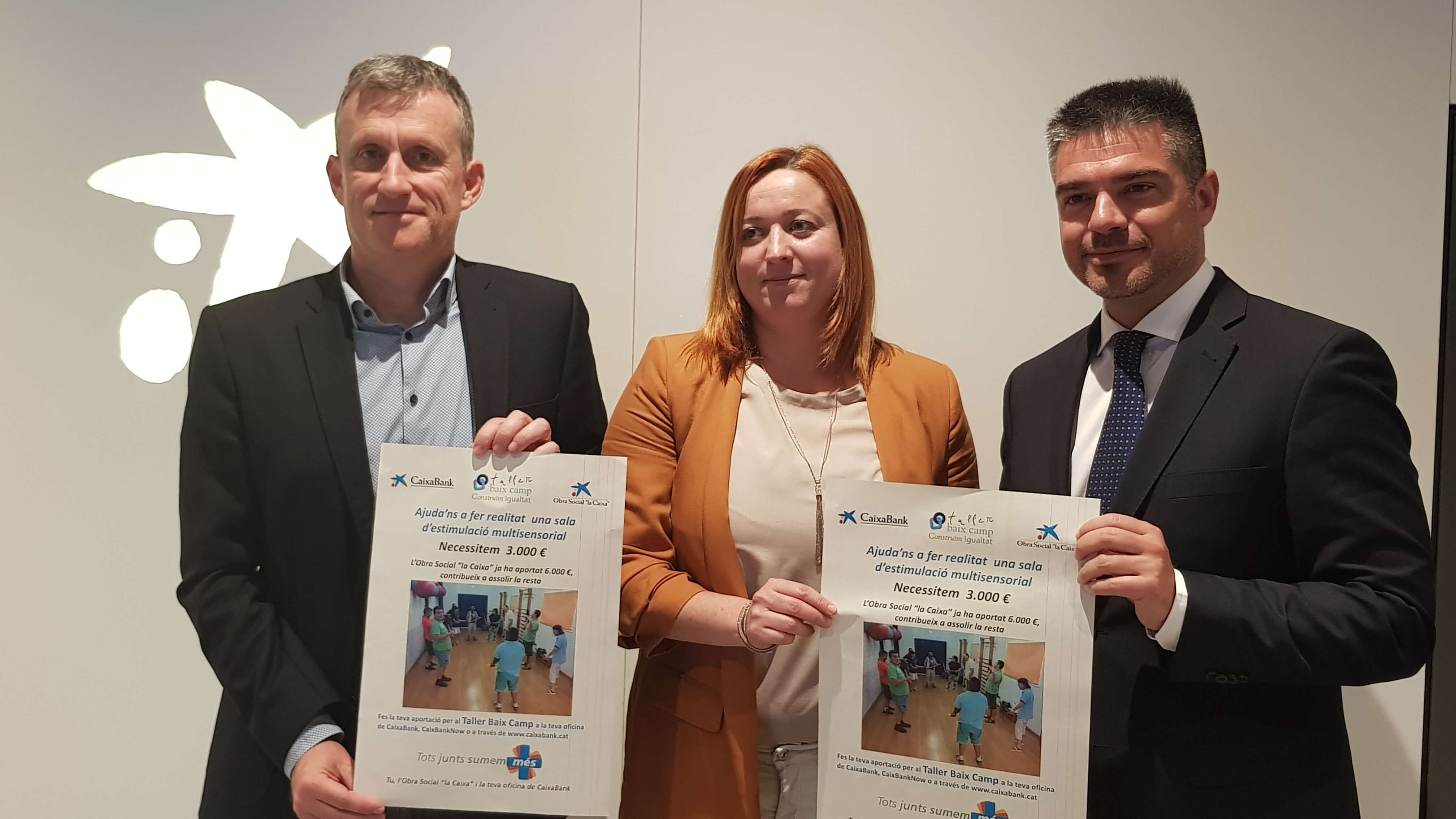 CaixaBank y Obra Social “la Caixa” abren un crowdfunding a favor del Taller Baix Camp en Reus