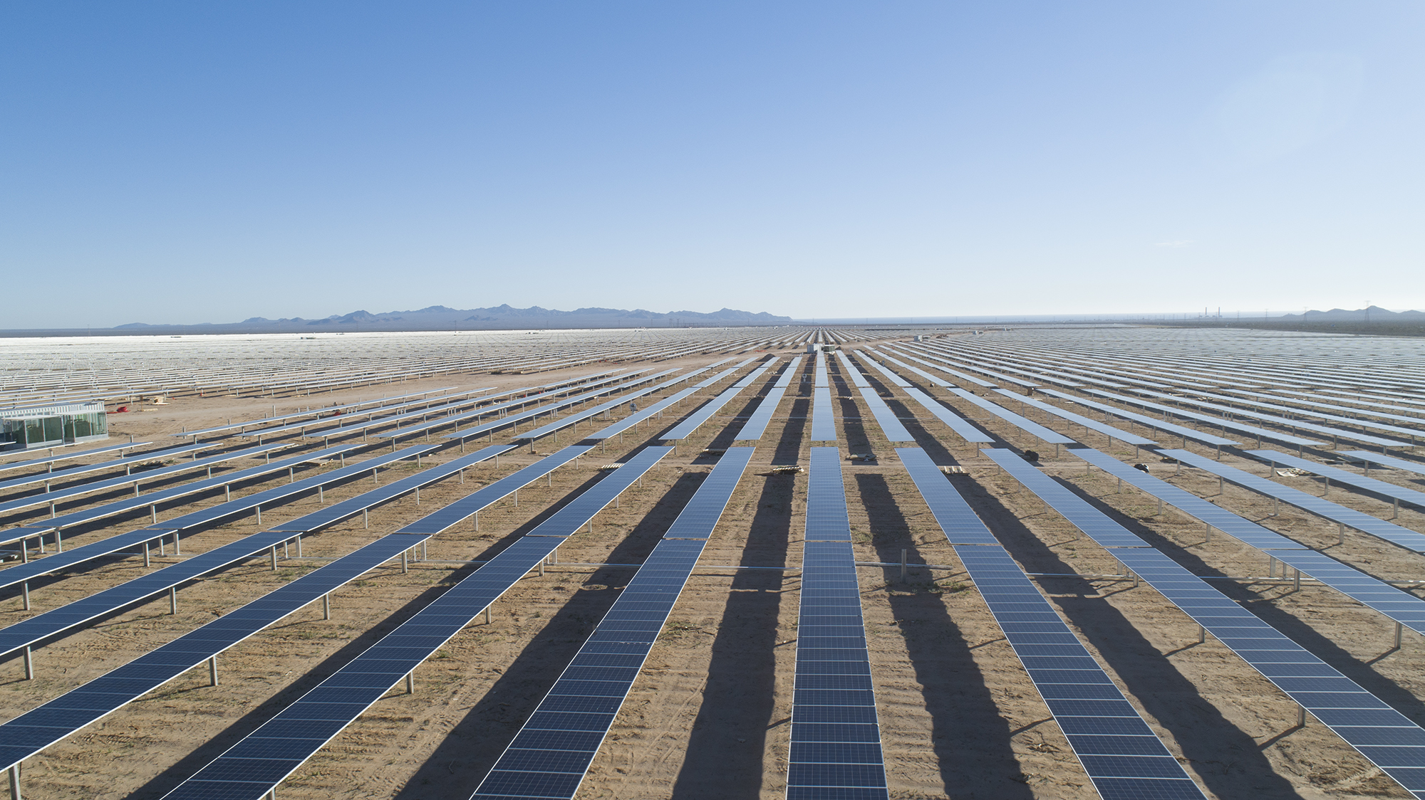 Solar farm in Puerto Libertad (Mexico)