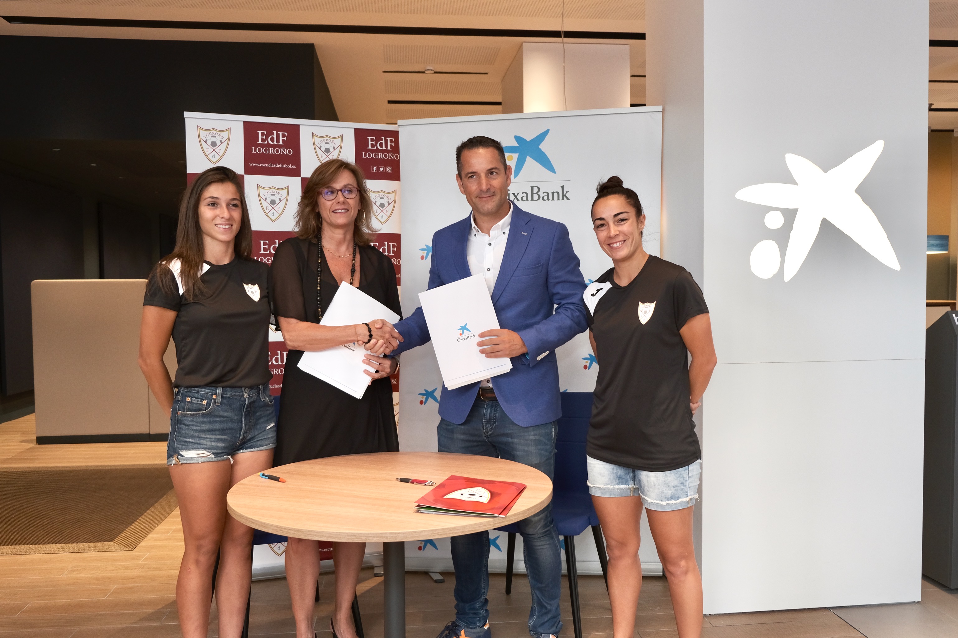 CaixaBank se convierte en patrocinador del EDF Logroño