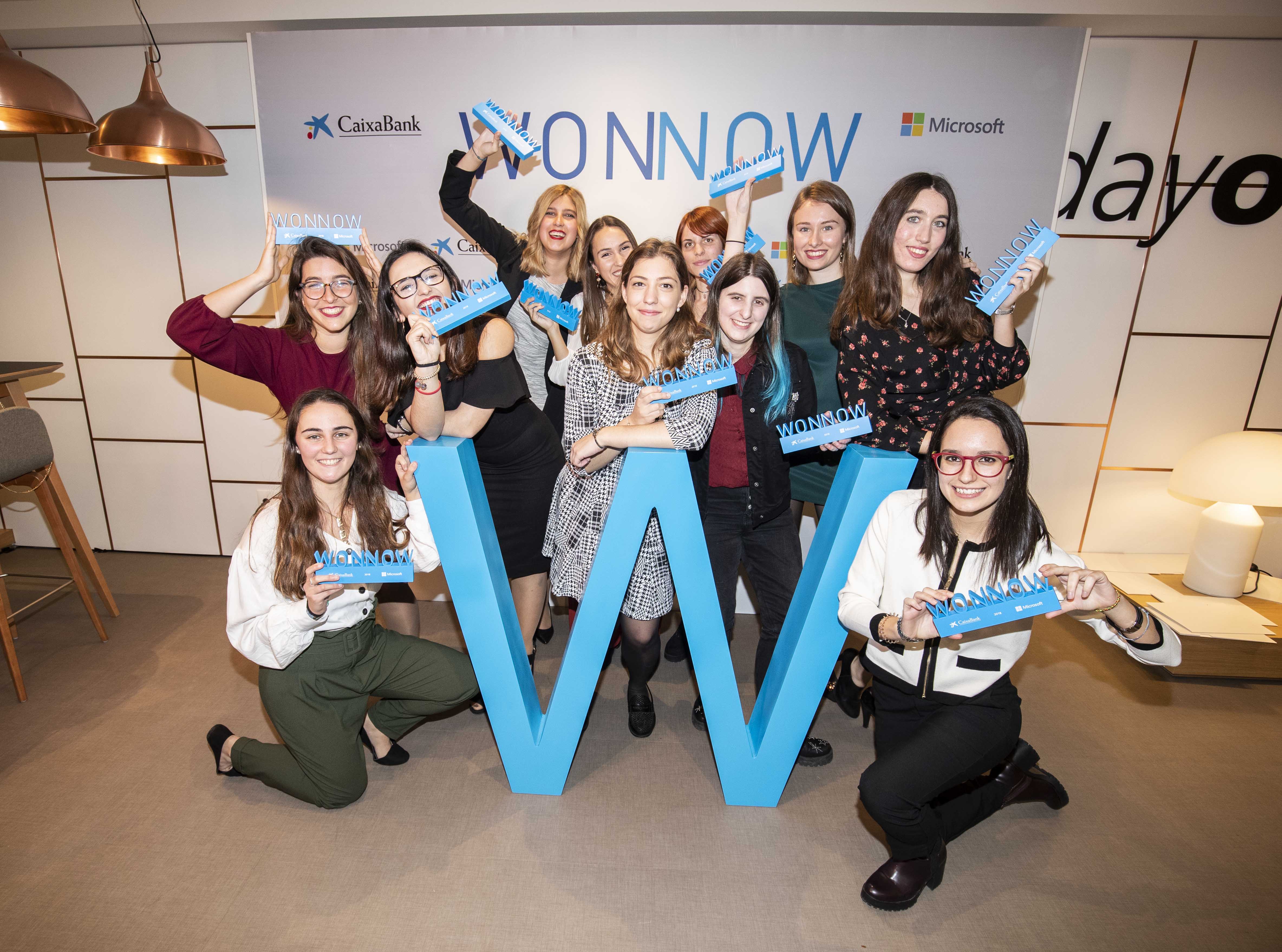 Ganadoras de la primera edición de los Premios WONNOW