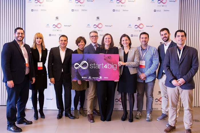 Aigües de Barcelona, CaixaBank, Naturgy, SEAT and Telefónica join forces with 5 startups to boost innovation 