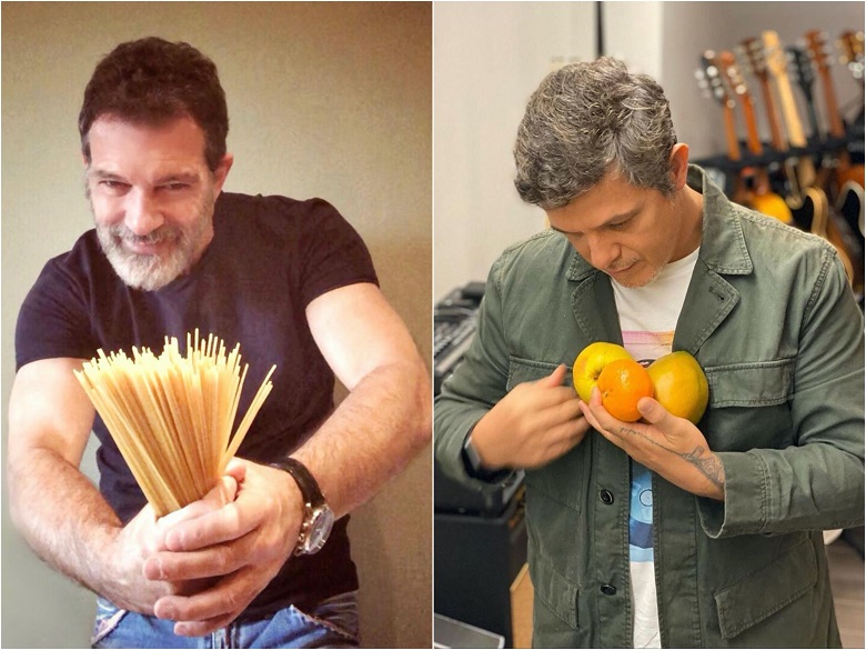 Antonio Banderas y Alejandro Sanz son dos de los artistas que han colaborado con la campaña “Ningún Hogar sin Alimentos”