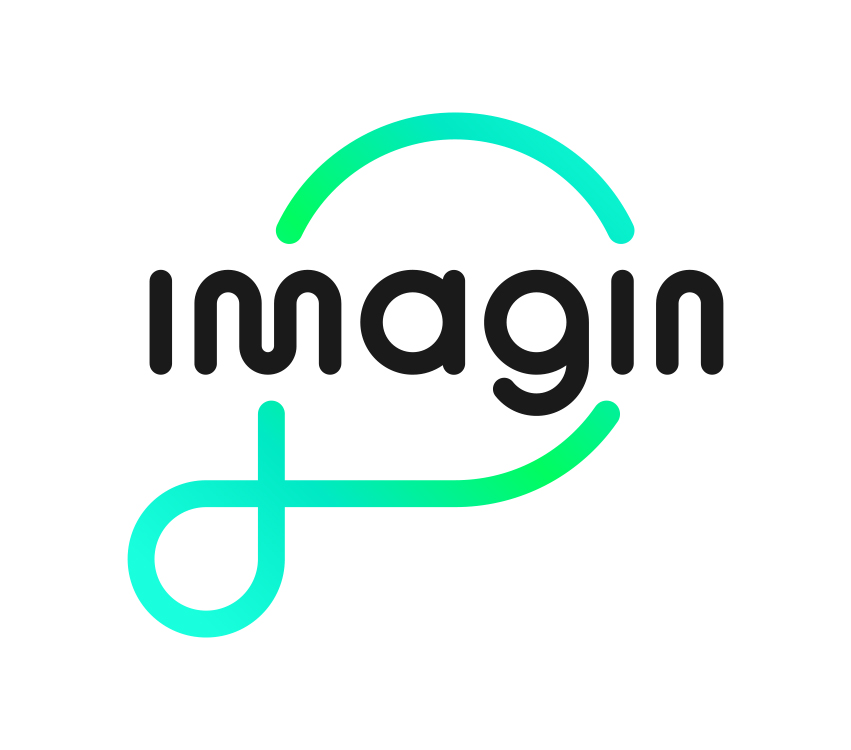 Logo de la marca, con el símbolo infinito representando todas las posibilidades de la imaginación