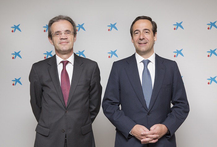 Jordi Gual, president de CaixaBank, i Gonzalo Gortázar, conseller delegat de CaixaBank