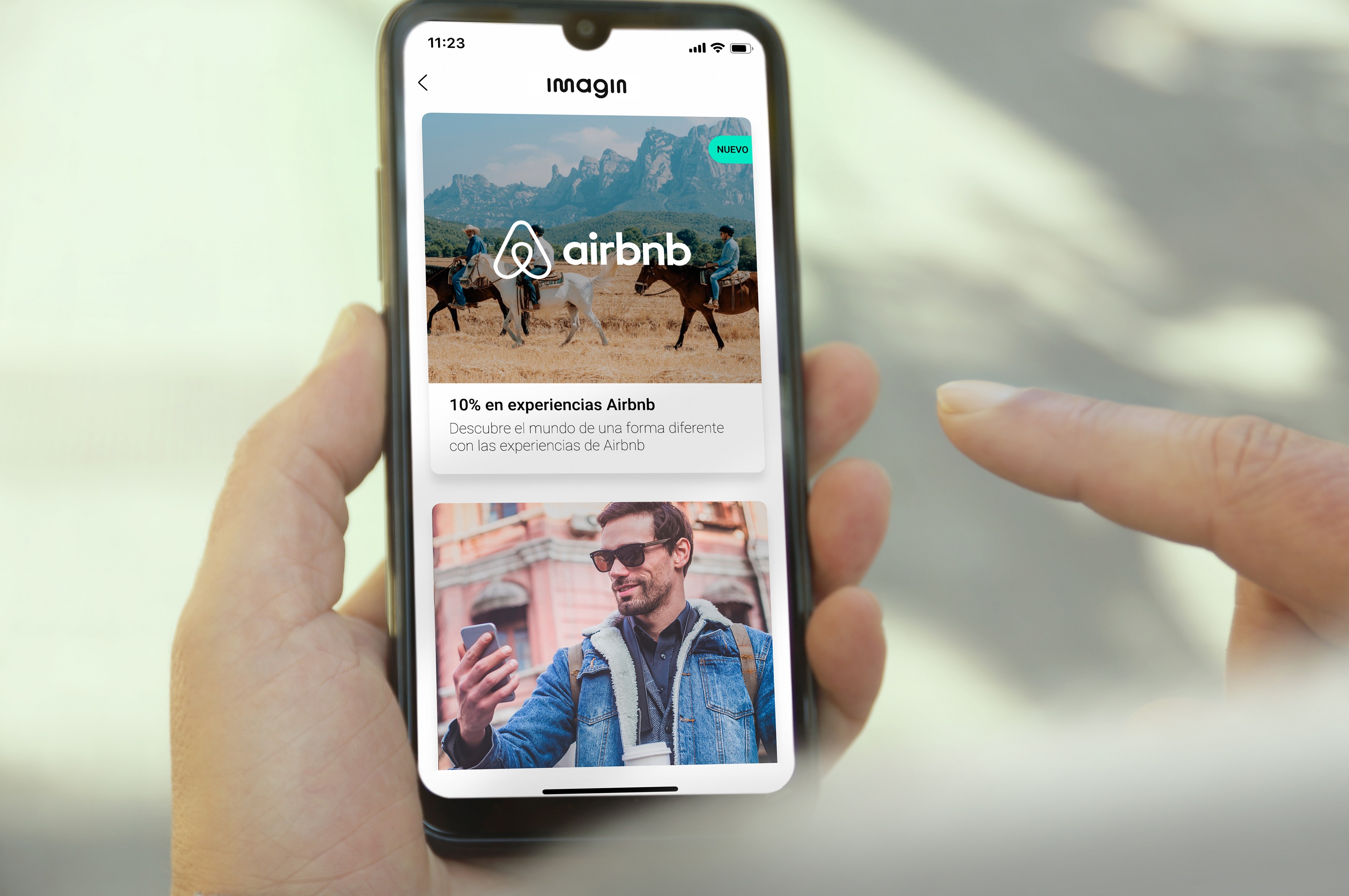 Acuerdo con Airbnb para ofrecer experiencias exclusivas en la app de imagin