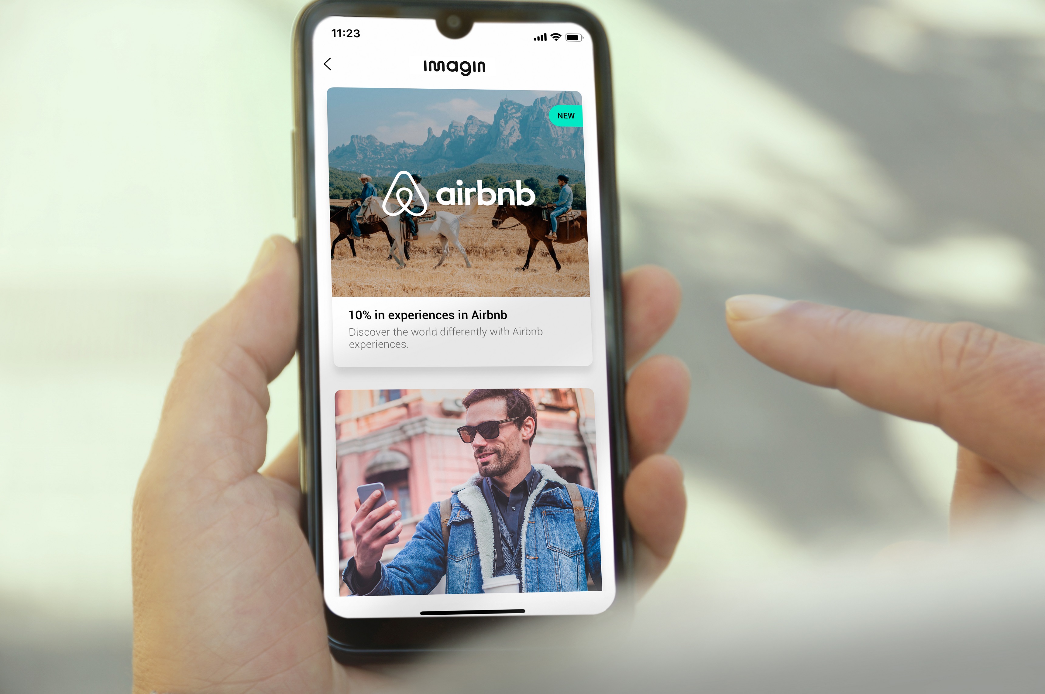 Airbnb Experiences on the imagin app
