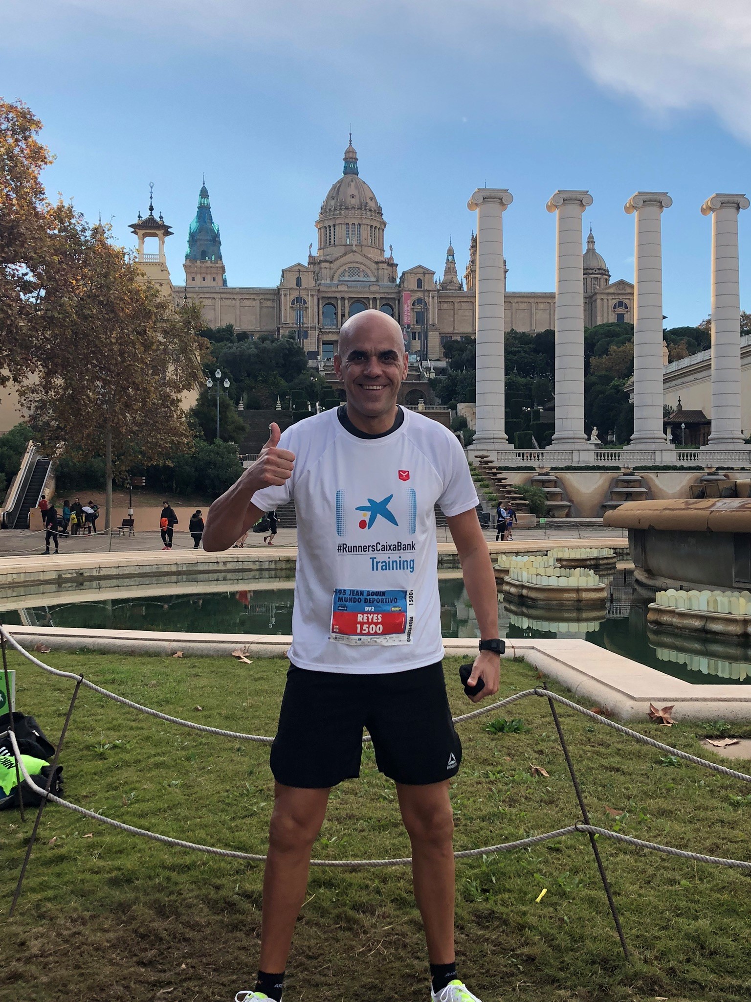 Reyes Estévez, embajador de CaixaBank, disputó la Jean Bouin 2019 junto a un grupo de empleados CaixaBank